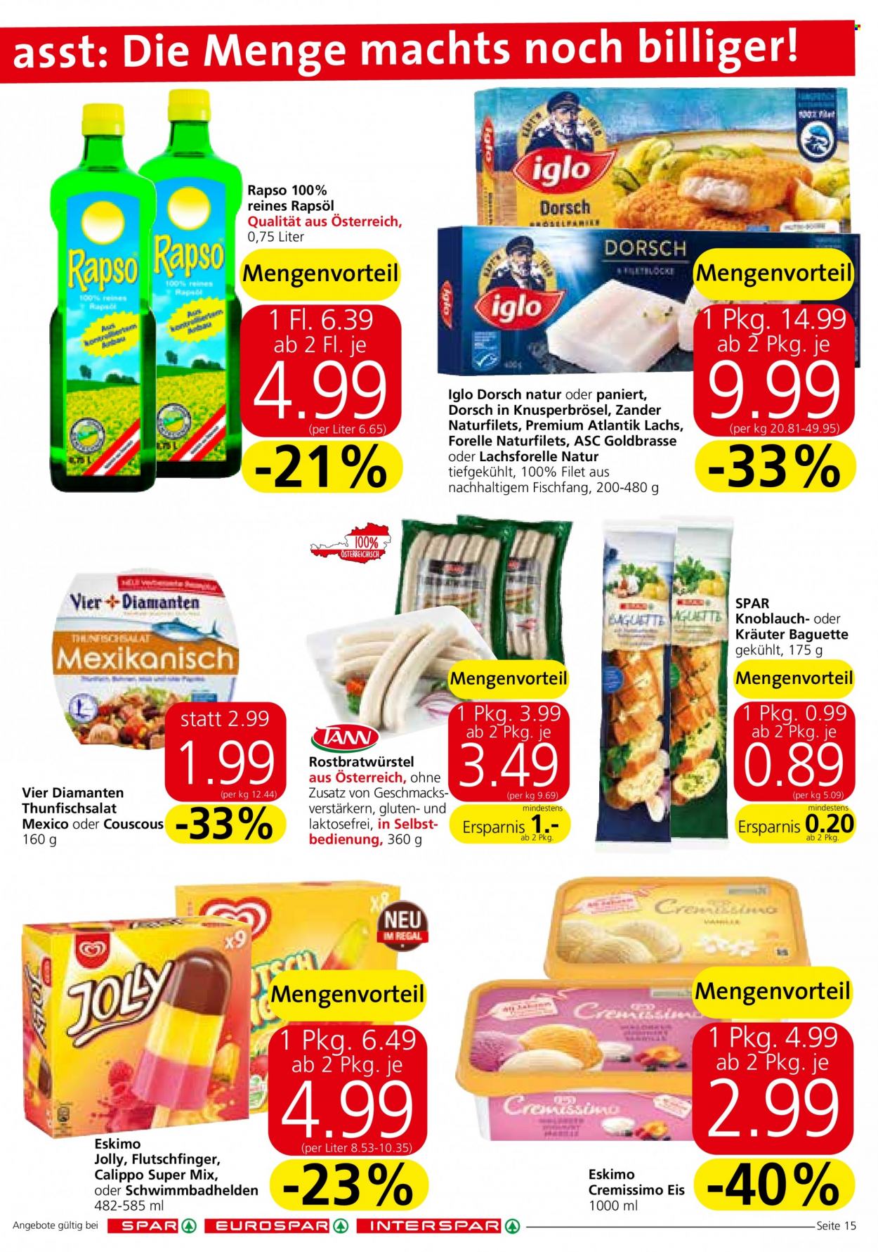 Angebote INTERSPAR - 20.7.2023 - 2.8.2023. Seite 15