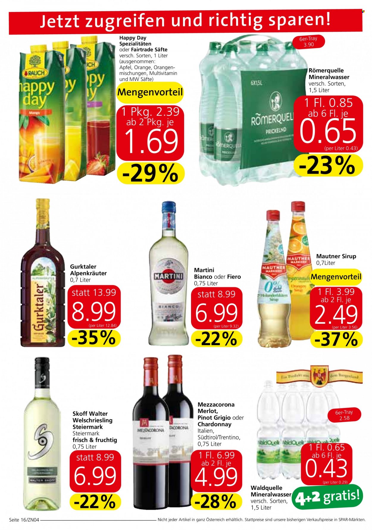 Angebote INTERSPAR - 20.7.2023 - 2.8.2023. Seite 16
