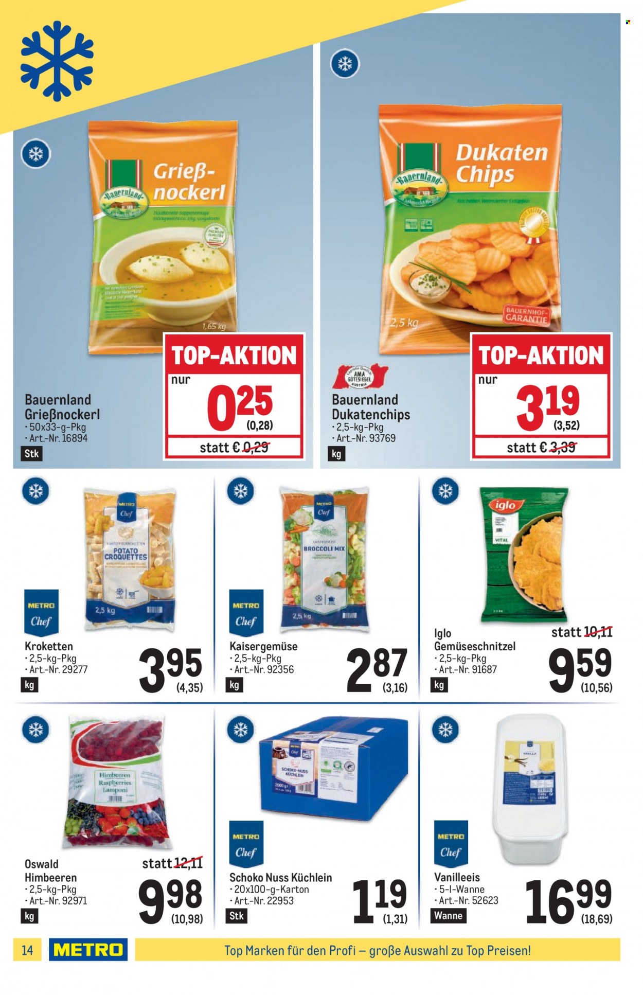 Angebote Metro - 27.7.2023 - 9.8.2023. Seite 14