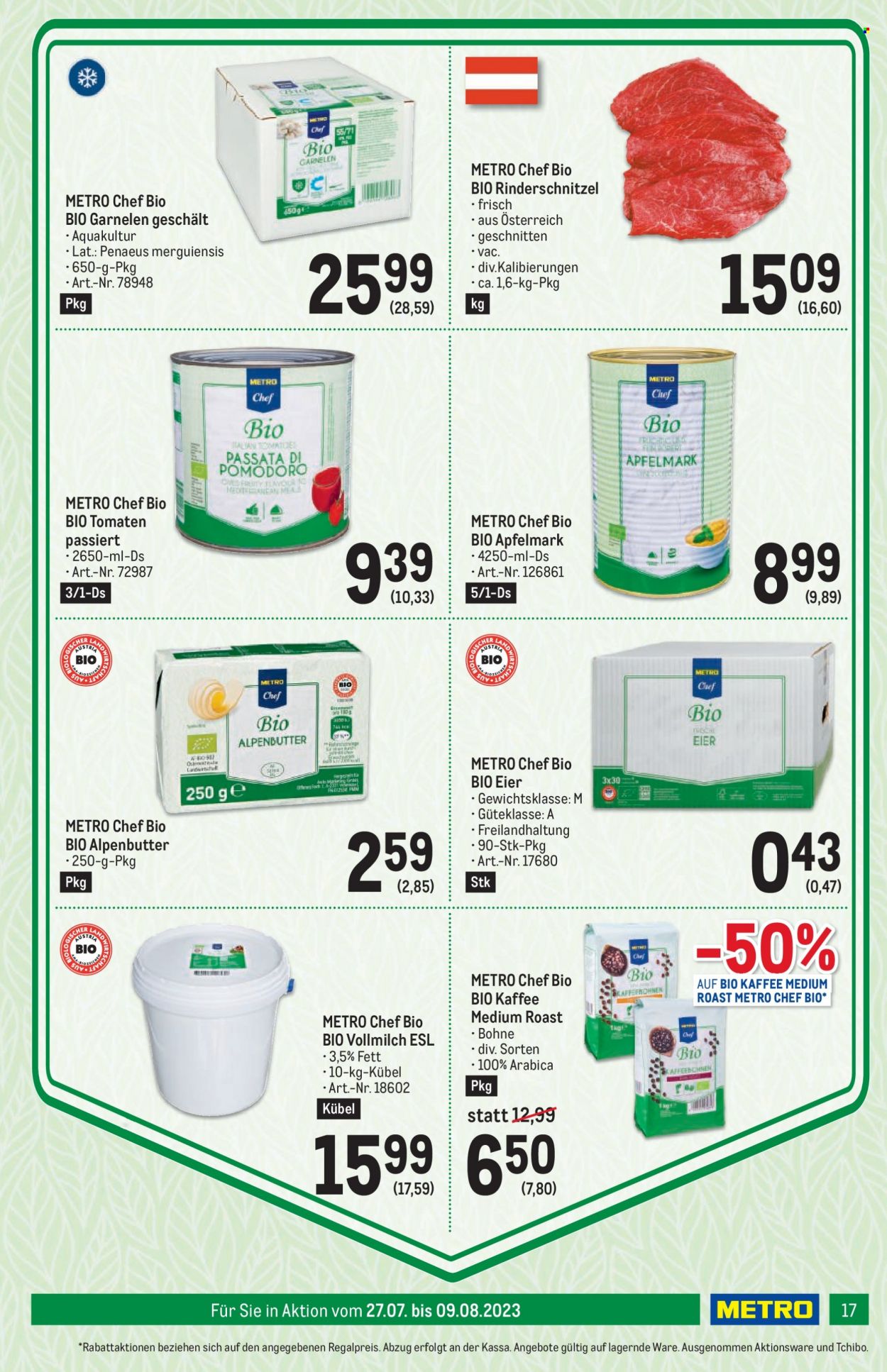 Angebote Metro - 27.7.2023 - 9.8.2023. Seite 17