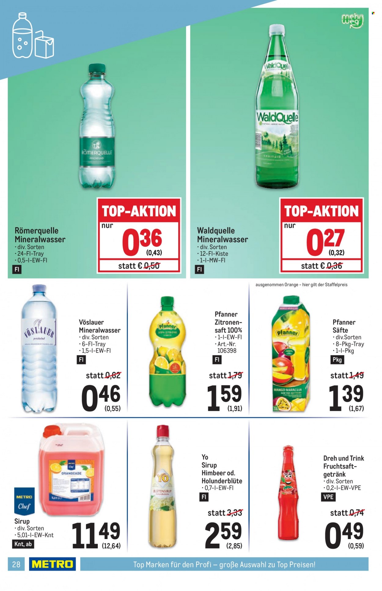 Angebote Metro - 27.7.2023 - 9.8.2023. Seite 28