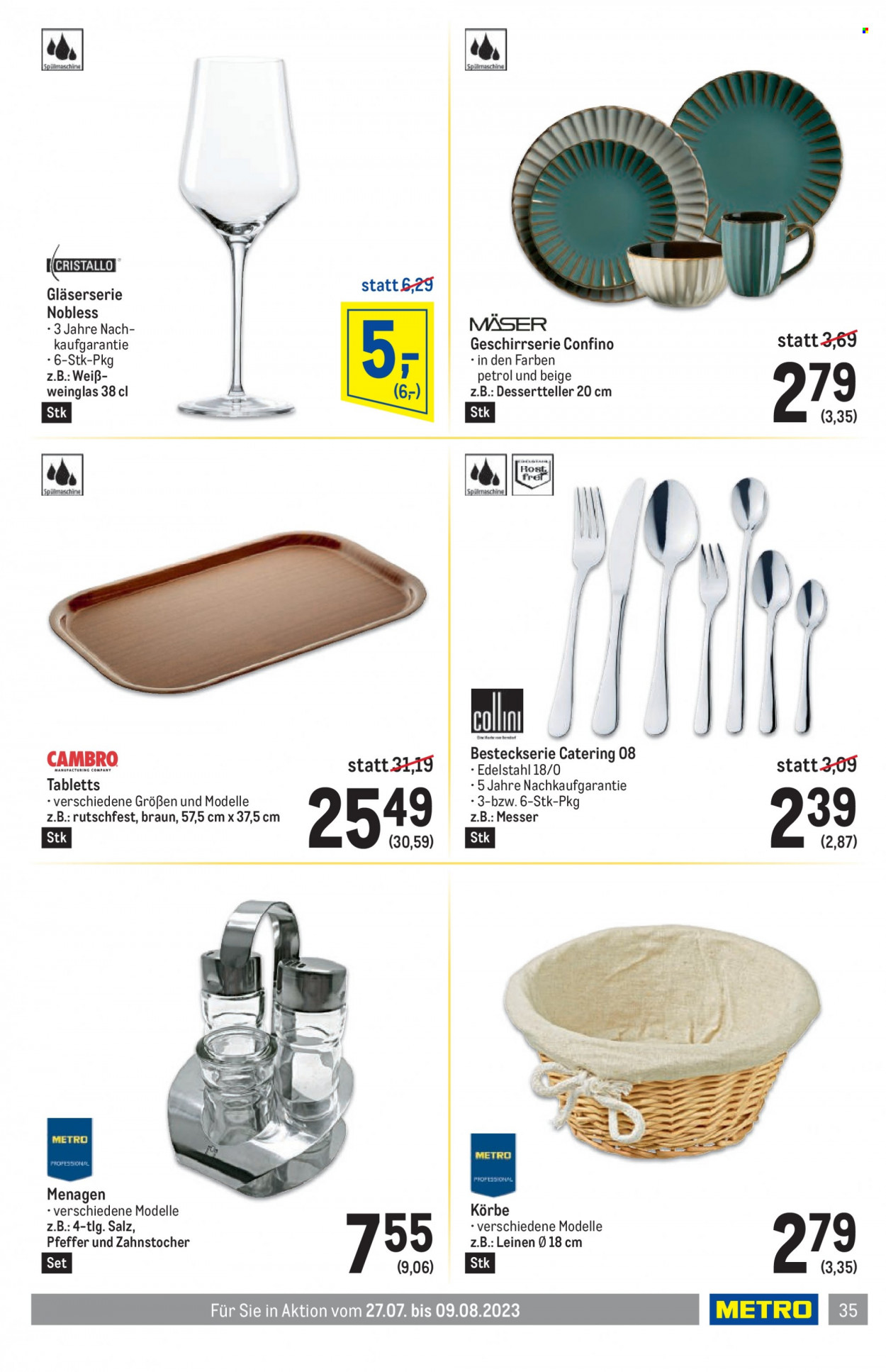 Angebote Metro - 27.7.2023 - 9.8.2023. Seite 35