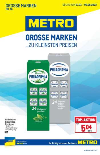 Angebote Metro - 27.7.2023 - 9.8.2023.