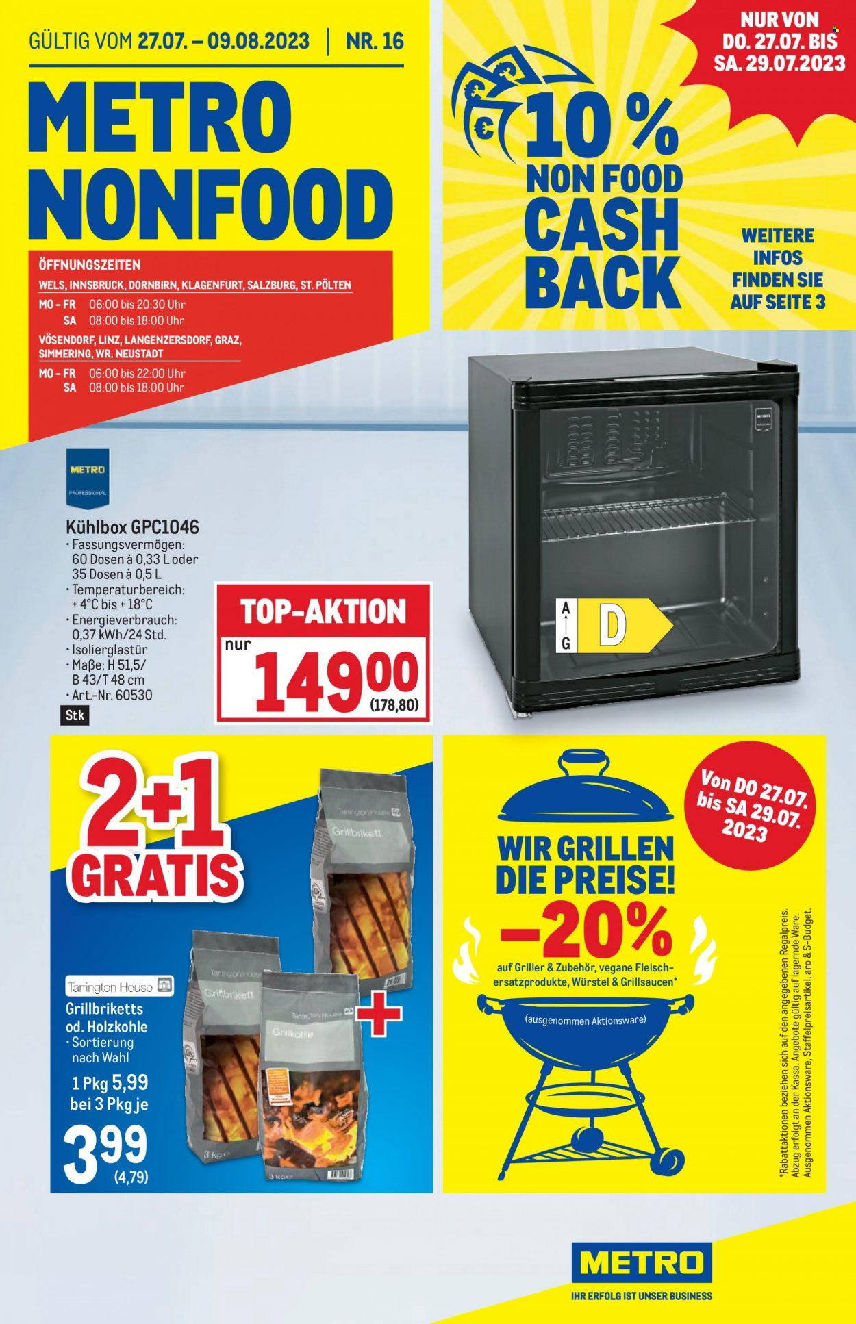 Angebote Metro - 27.7.2023 - 9.8.2023. Seite 1