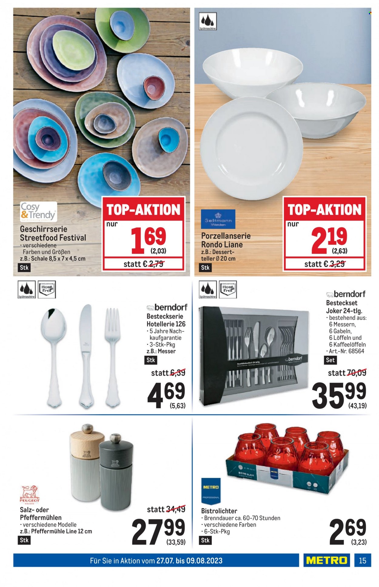 Angebote Metro - 27.7.2023 - 9.8.2023. Seite 15