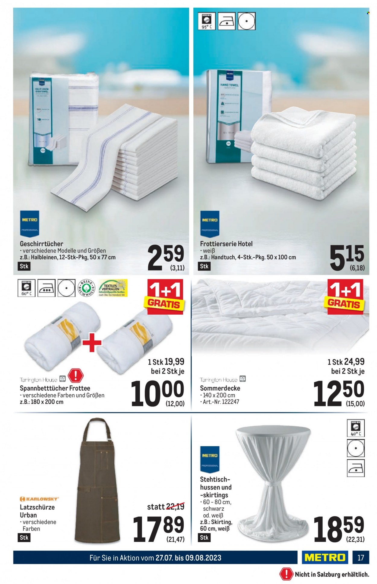 Angebote Metro - 27.7.2023 - 9.8.2023. Seite 17