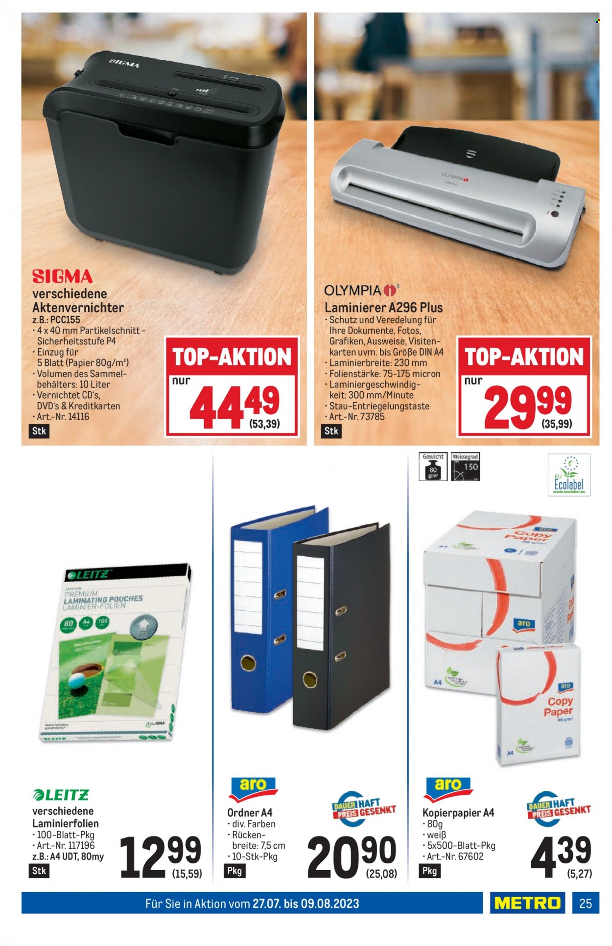 Angebote Metro - 27.7.2023 - 9.8.2023. Seite 25