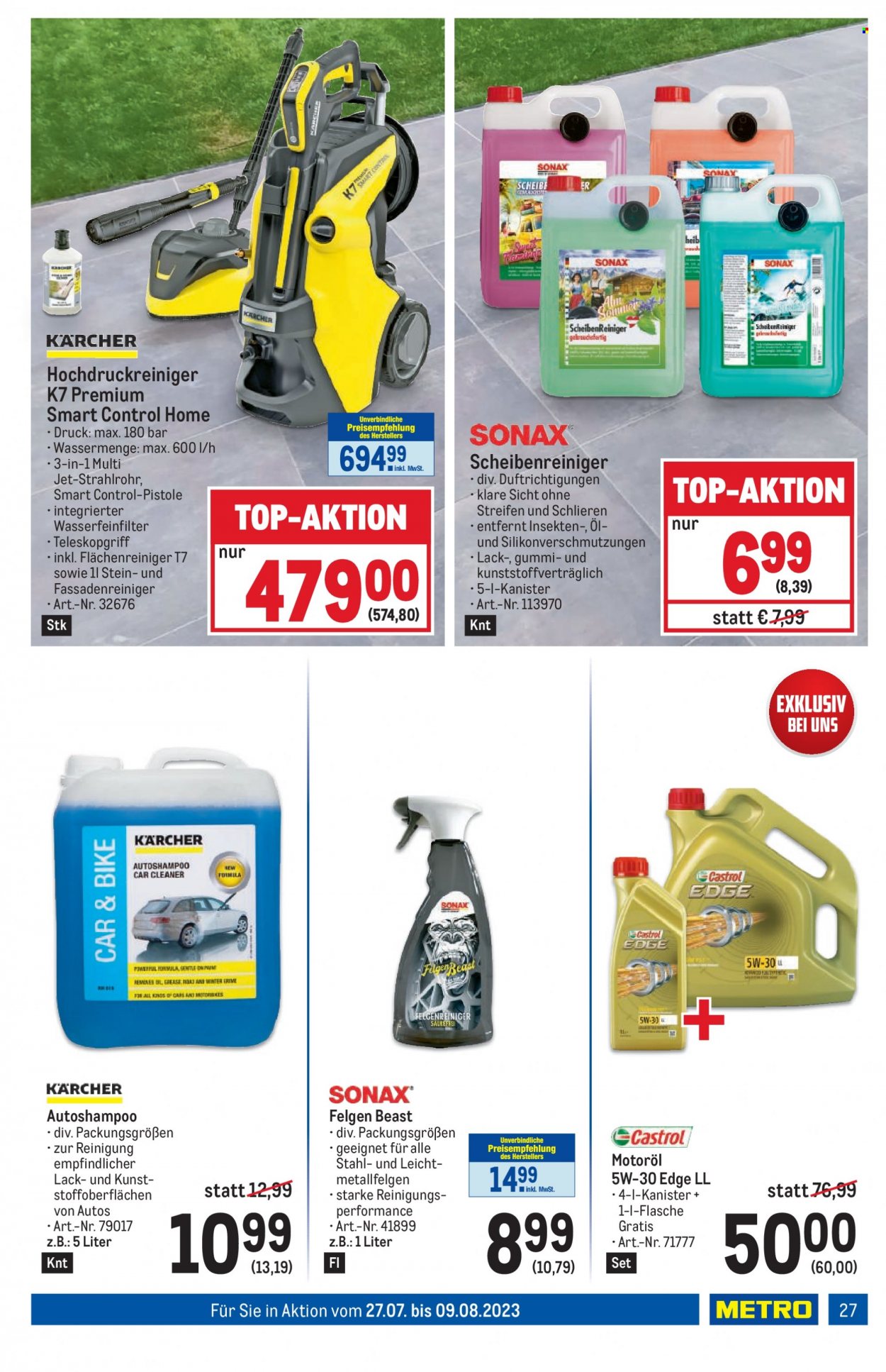 Angebote Metro - 27.7.2023 - 9.8.2023. Seite 27