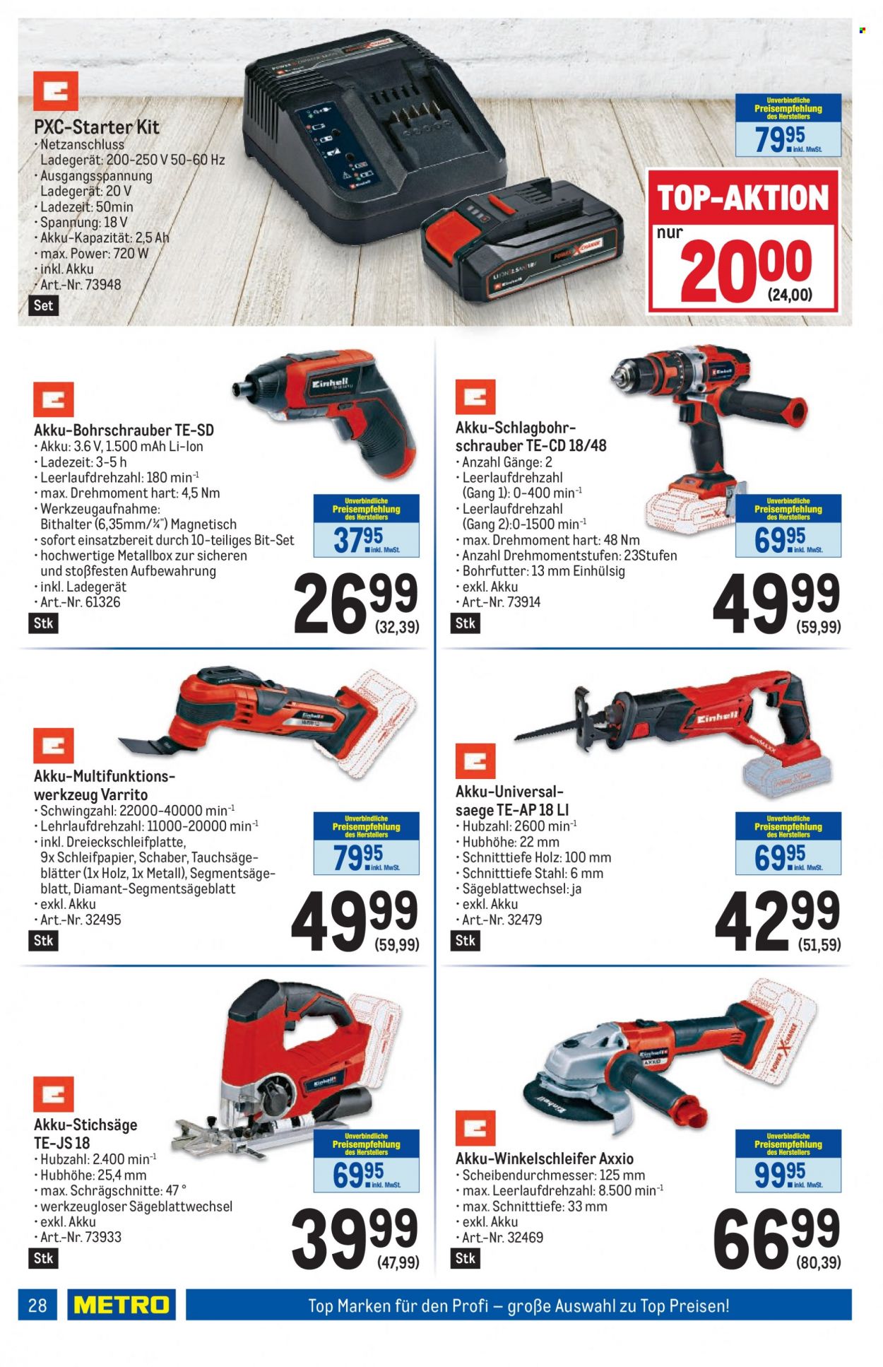 Angebote Metro - 27.7.2023 - 9.8.2023. Seite 28