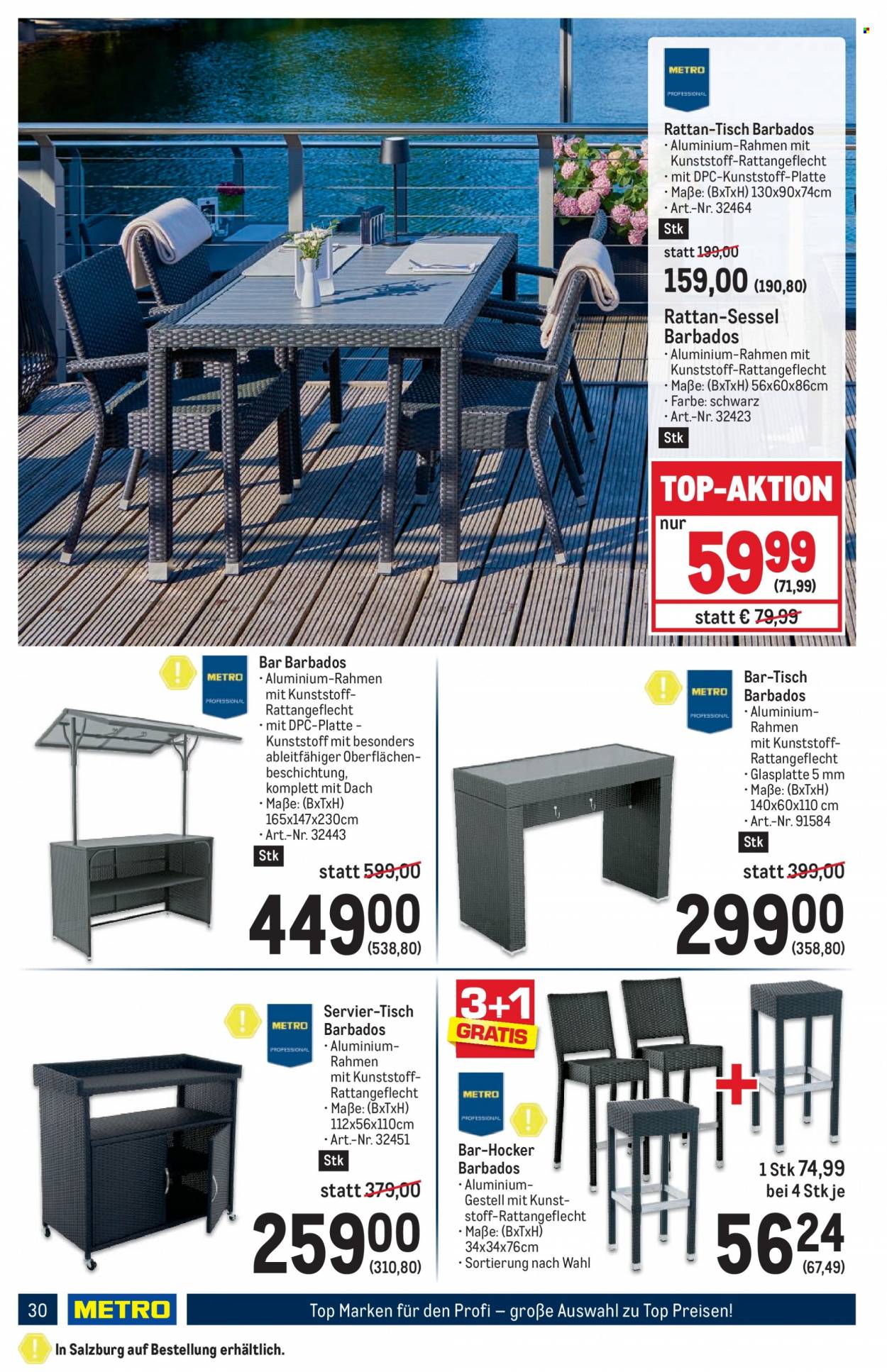 Angebote Metro - 27.7.2023 - 9.8.2023. Seite 30