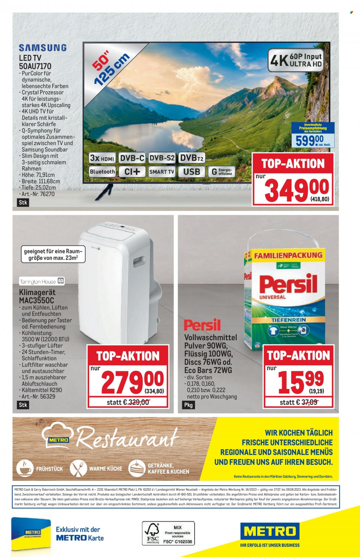 Angebote Metro - 27.7.2023 - 9.8.2023. Seite 40