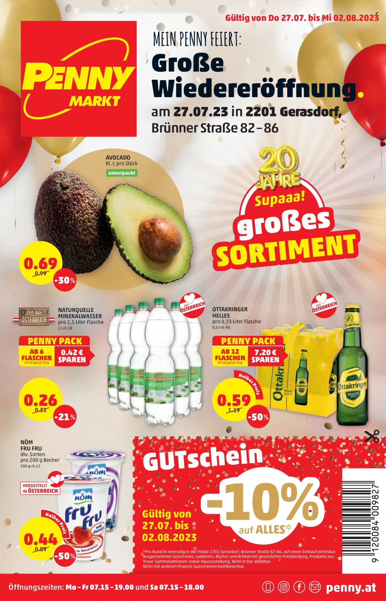 Angebote Penny - 27.7.2023 - 2.8.2023. Seite 1