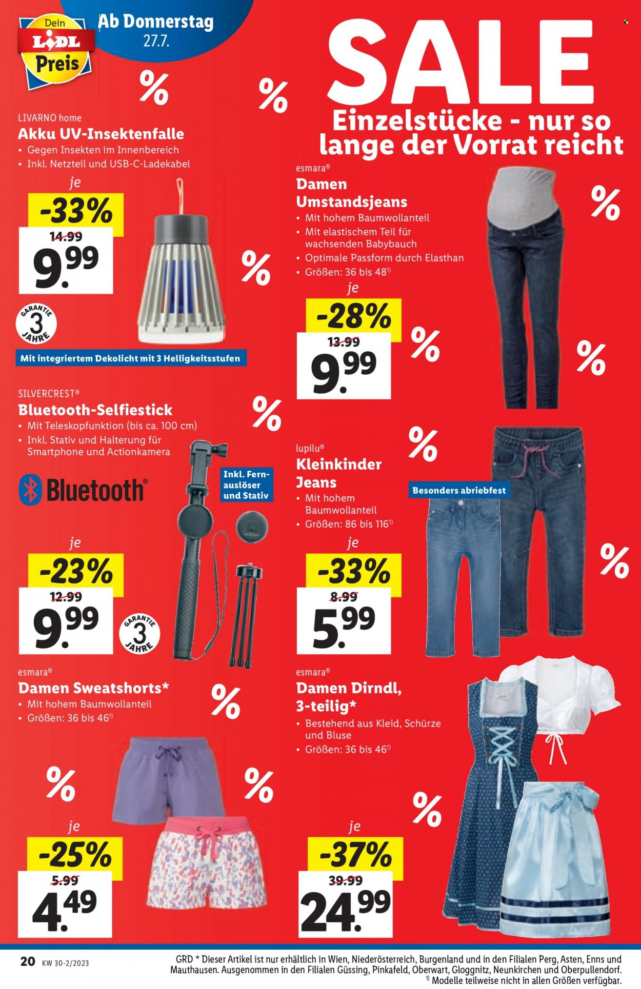Angebote Lidl - 27.7.2023 - 2.8.2023. Seite 20