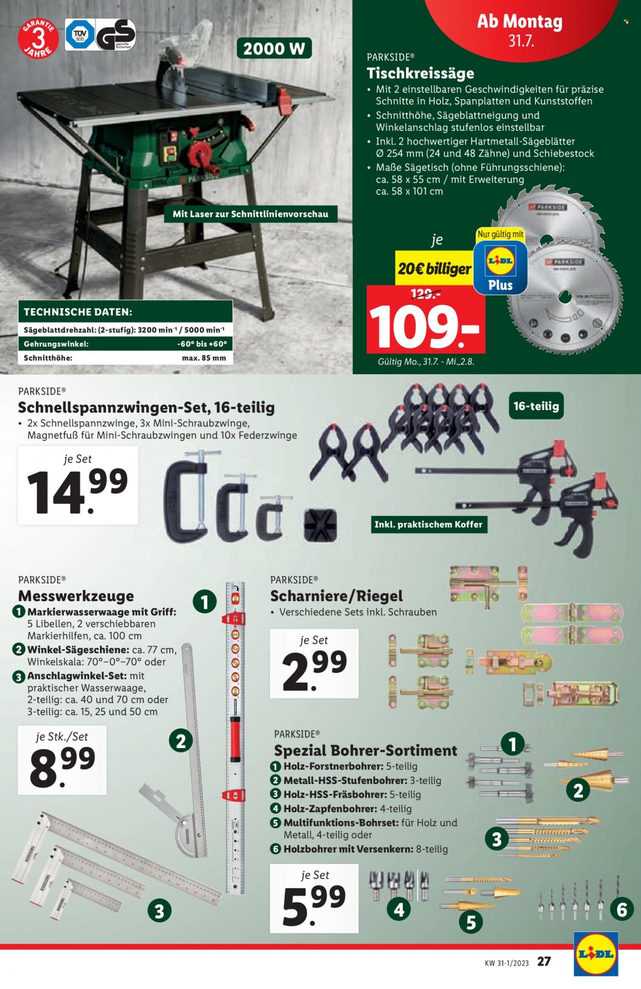 Angebote Lidl - 27.7.2023 - 2.8.2023. Seite 29
