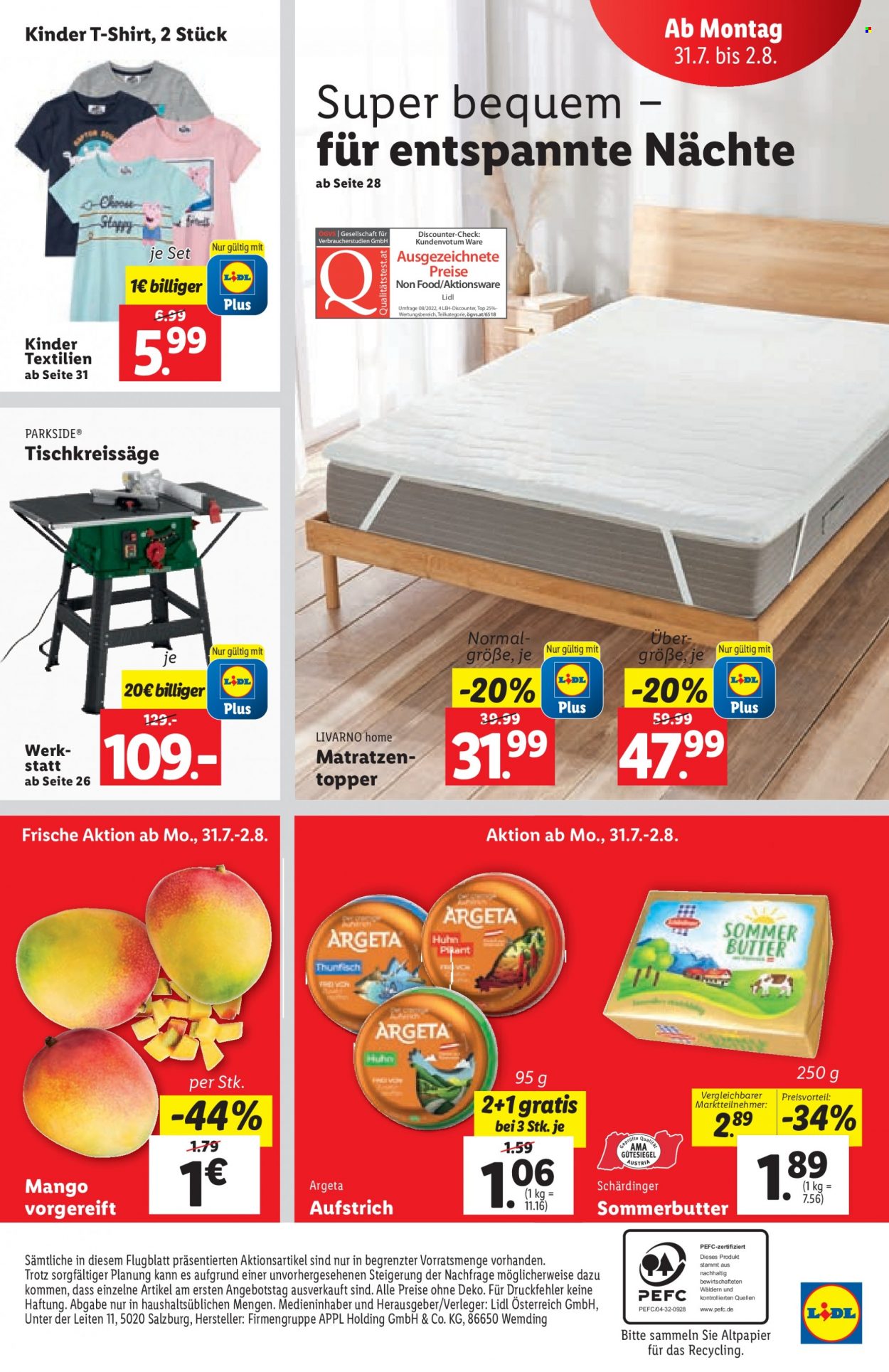 Angebote Lidl - 27.7.2023 - 2.8.2023. Seite 42