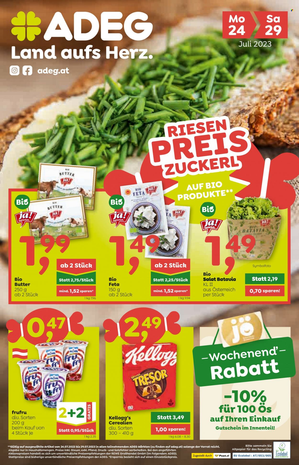 Angebote ADEG - 24.7.2023 - 29.7.2023. Seite 1
