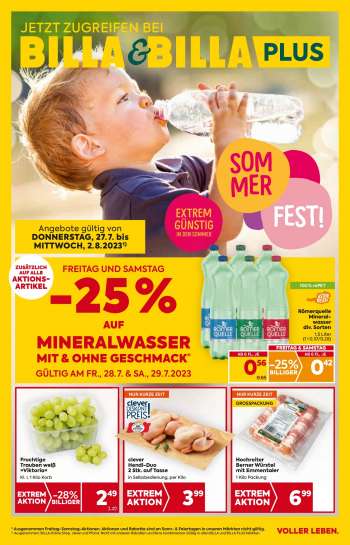 Angebote Billa - 27.7.2023 - 2.8.2023.