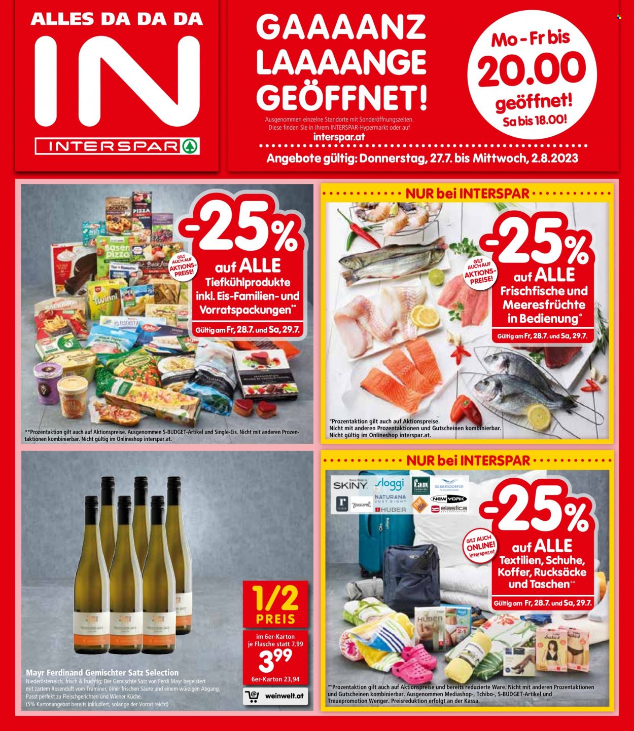 Angebote INTERSPAR - 27.7.2023 - 2.8.2023. Seite 1