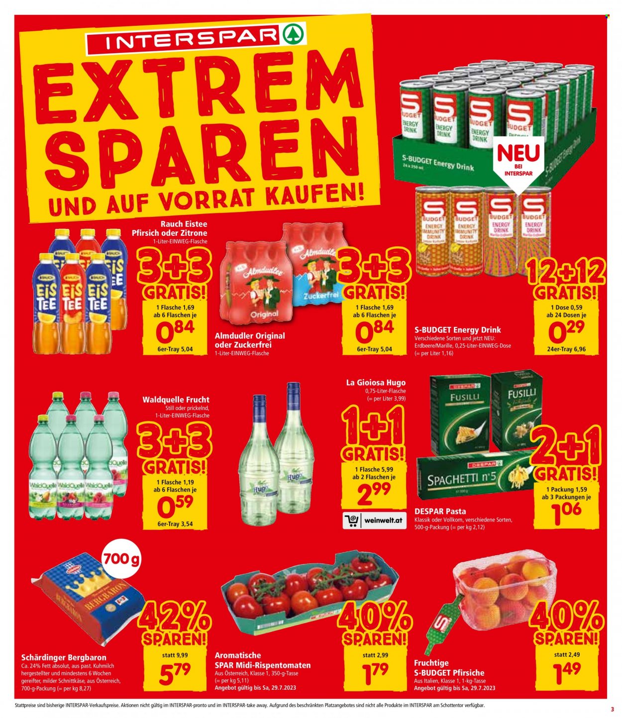 Angebote INTERSPAR - 27.7.2023 - 2.8.2023. Seite 3
