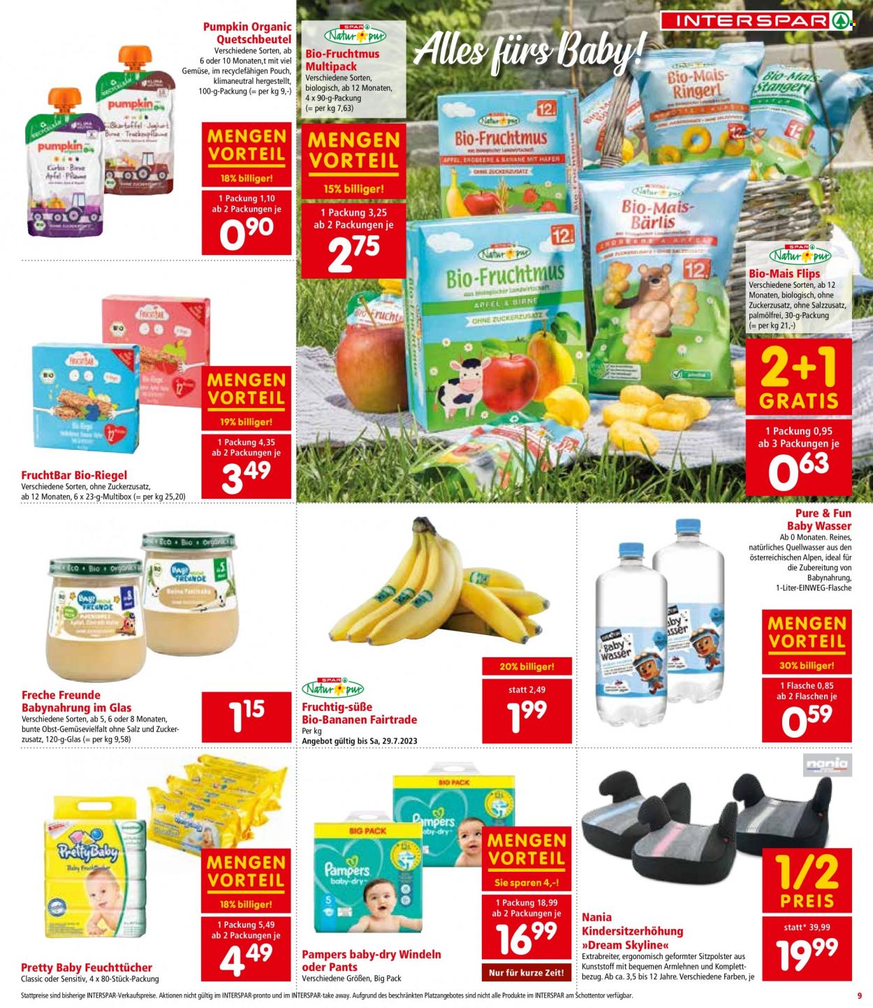 Angebote INTERSPAR - 27.7.2023 - 2.8.2023. Seite 9