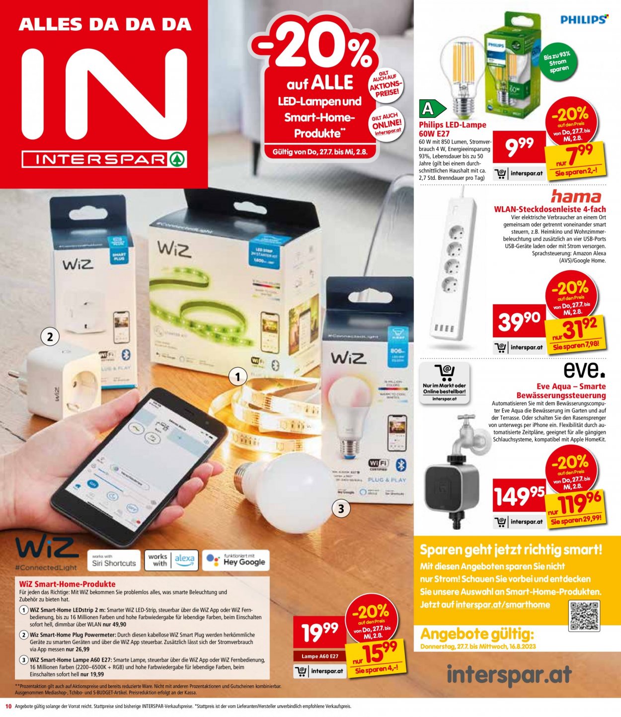 Angebote INTERSPAR - 27.7.2023 - 2.8.2023. Seite 10