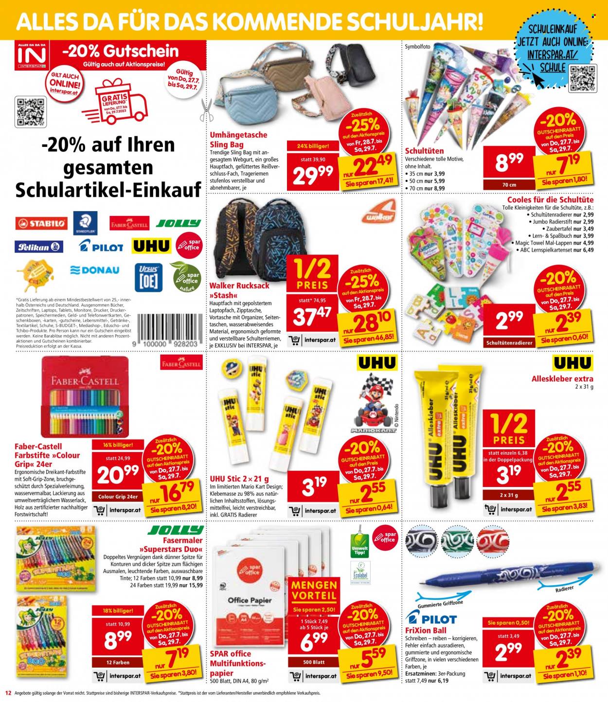 Angebote INTERSPAR - 27.7.2023 - 2.8.2023. Seite 12