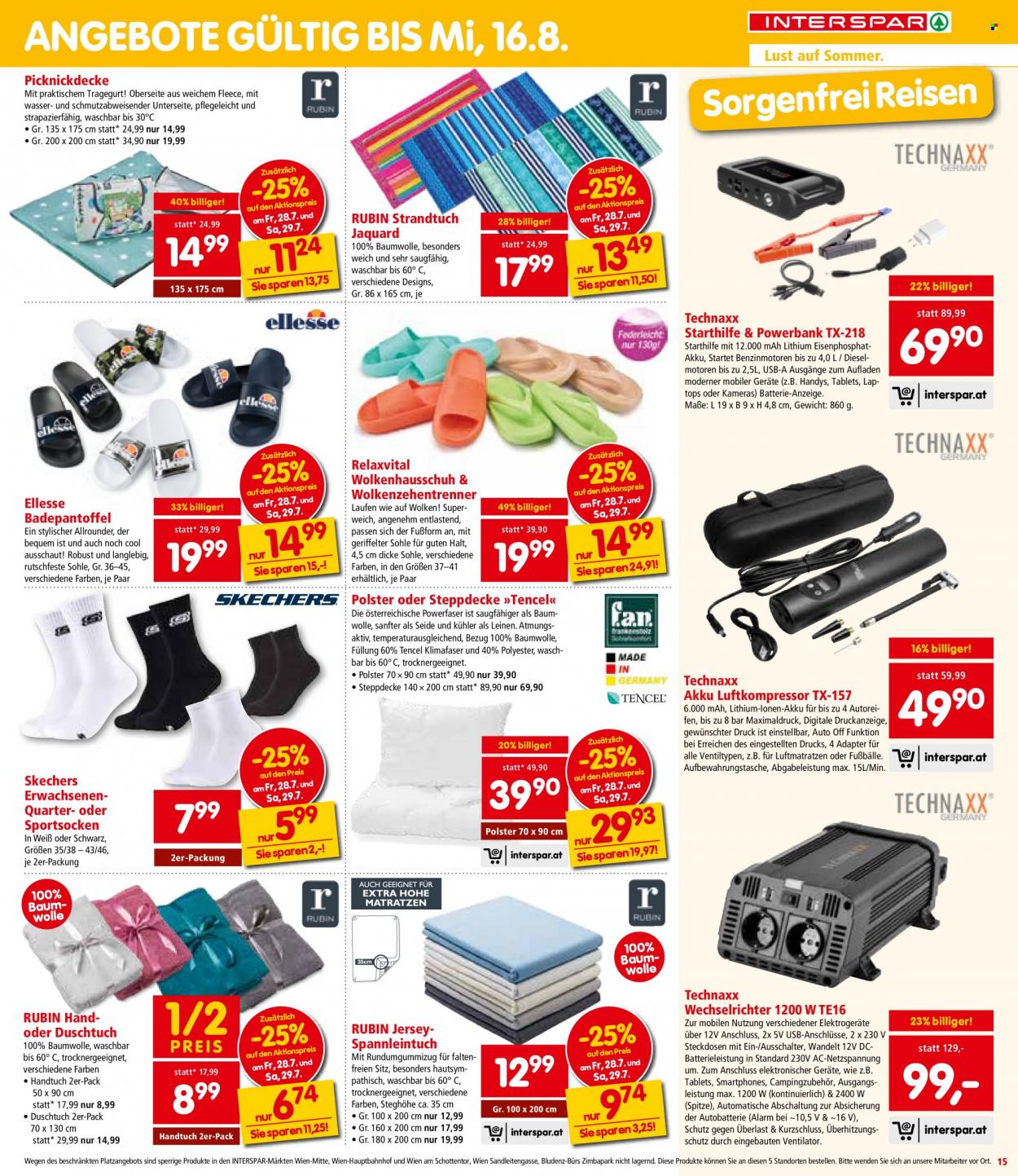 Angebote INTERSPAR - 27.7.2023 - 2.8.2023. Seite 15