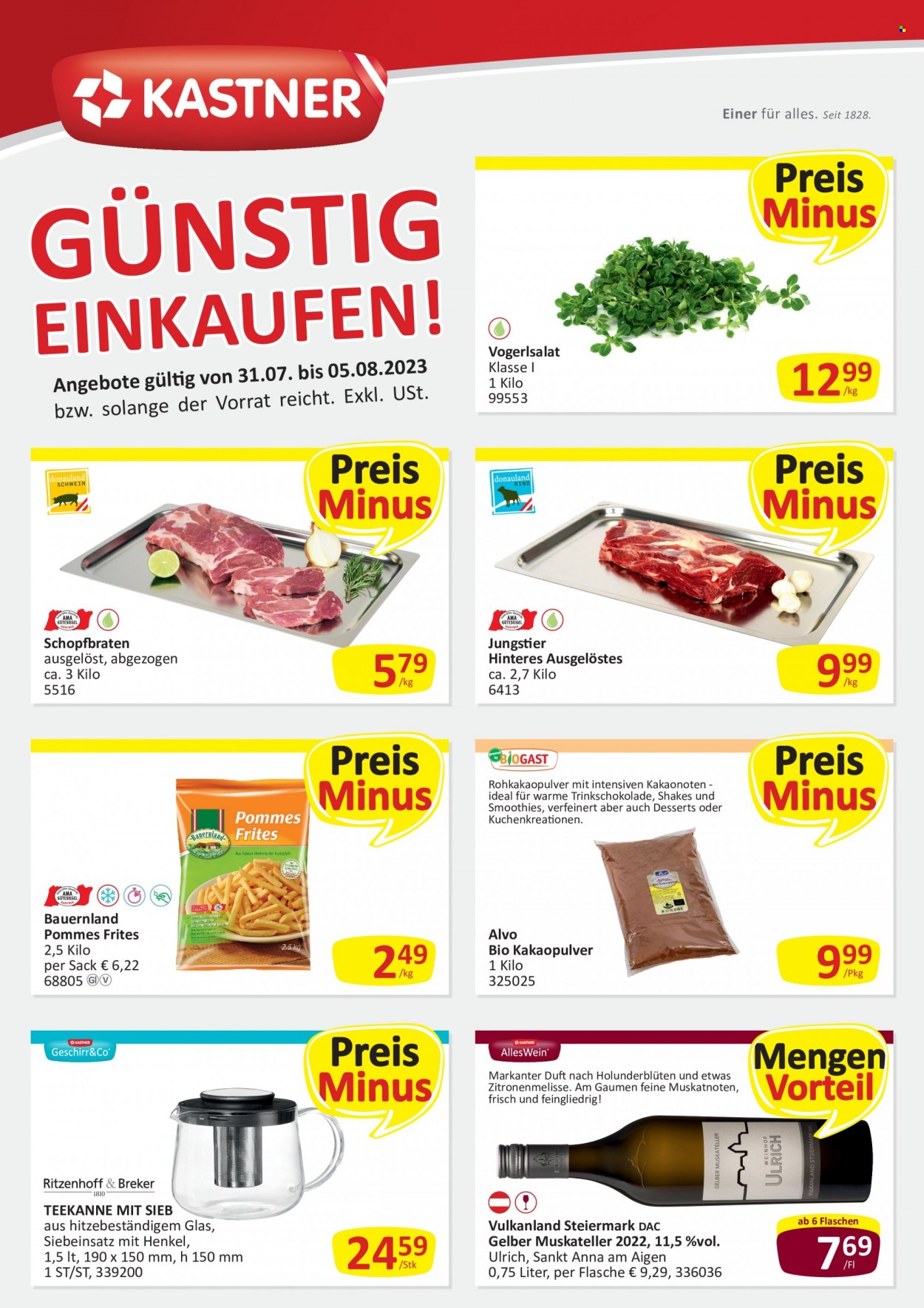 Angebote KASTNER - 31.7.2023 - 5.8.2023. Seite 1