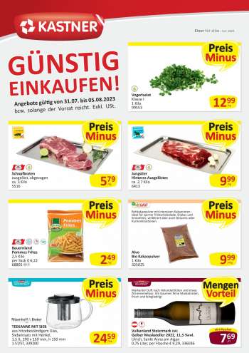 Angebote KASTNER - 31.7.2023 - 5.8.2023.