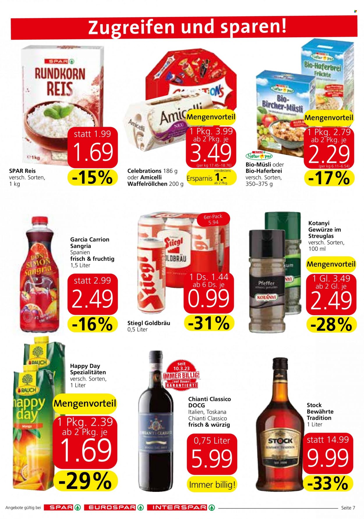 Angebote INTERSPAR - 27.7.2023 - 2.8.2023. Seite 7