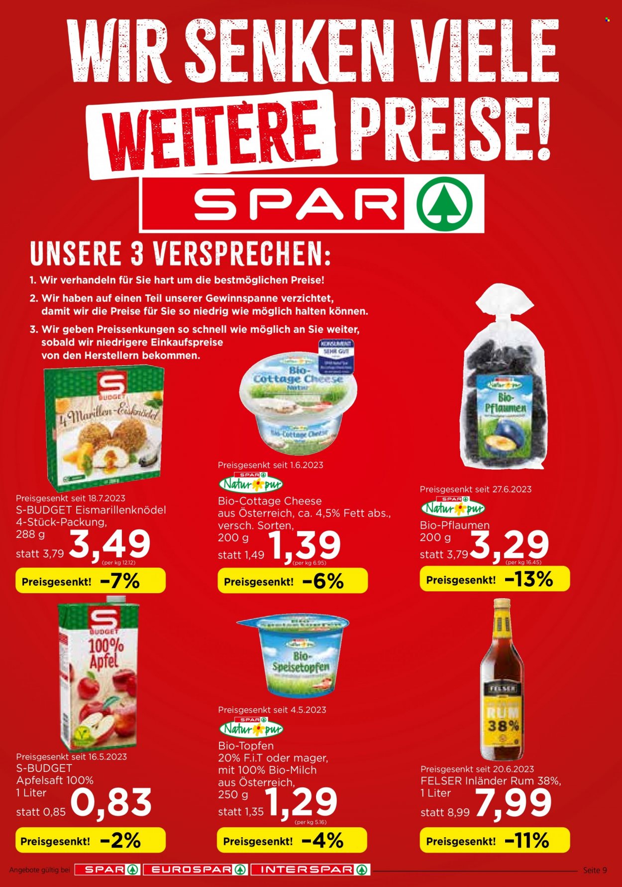Angebote INTERSPAR - 27.7.2023 - 2.8.2023. Seite 9