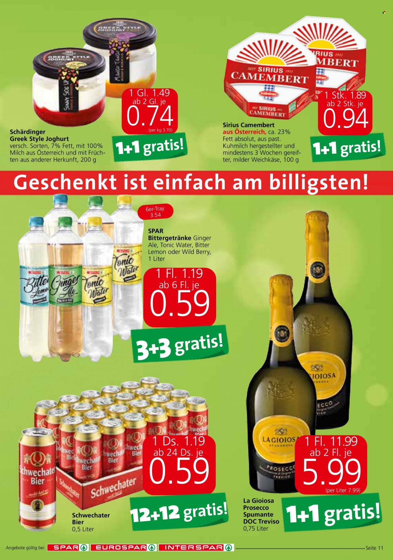 Angebote INTERSPAR - 27.7.2023 - 2.8.2023. Seite 11