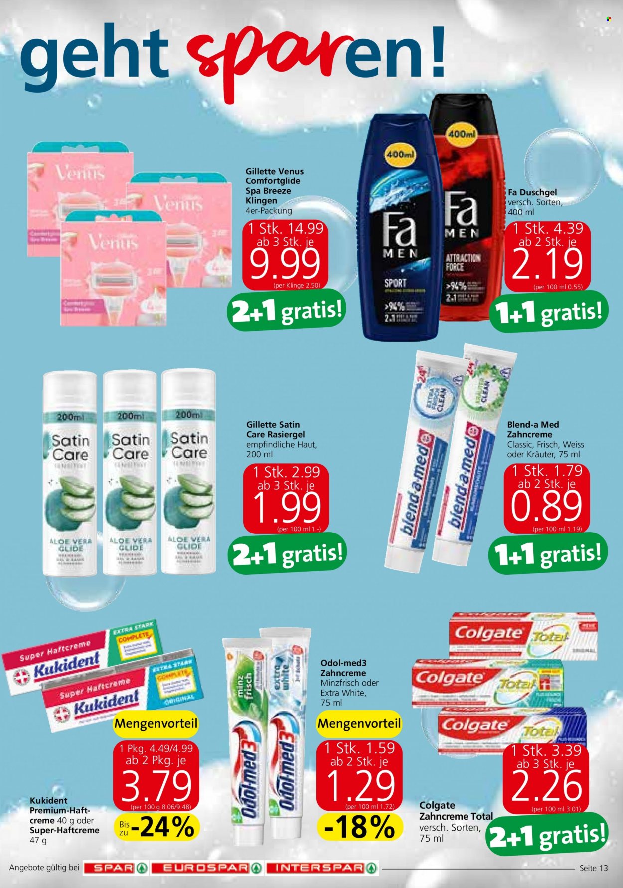 Angebote INTERSPAR - 27.7.2023 - 2.8.2023. Seite 13