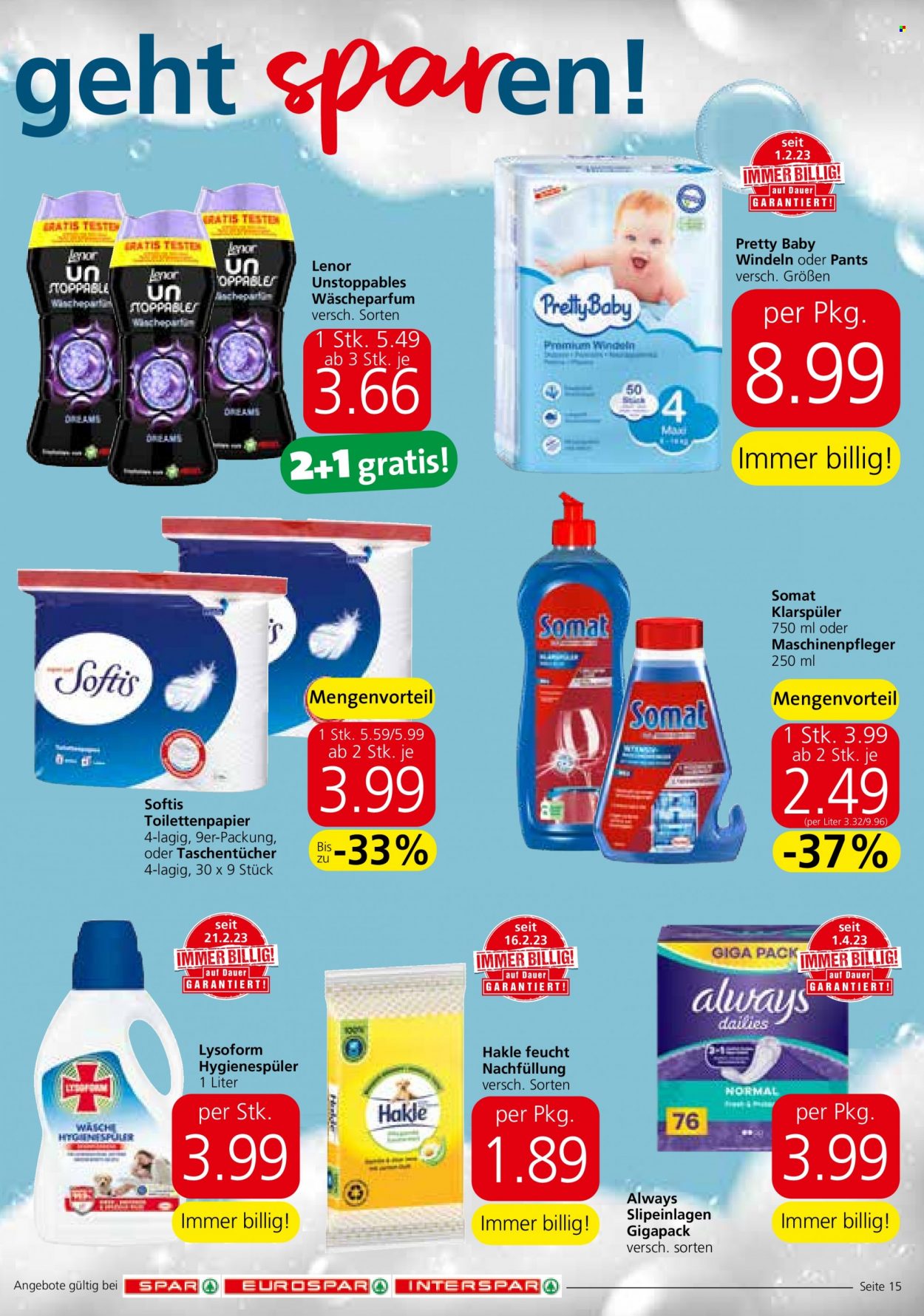Angebote INTERSPAR - 27.7.2023 - 2.8.2023. Seite 15