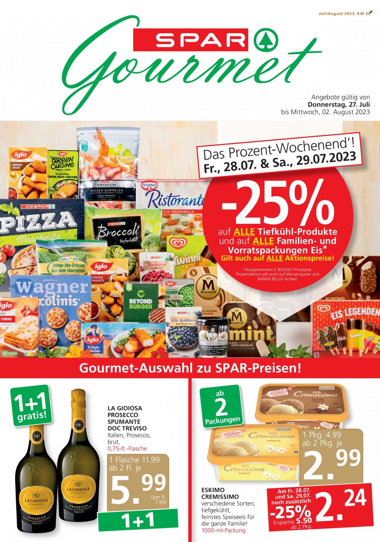 Angebote SPAR - 27.7.2023 - 2.8.2023. Seite 1