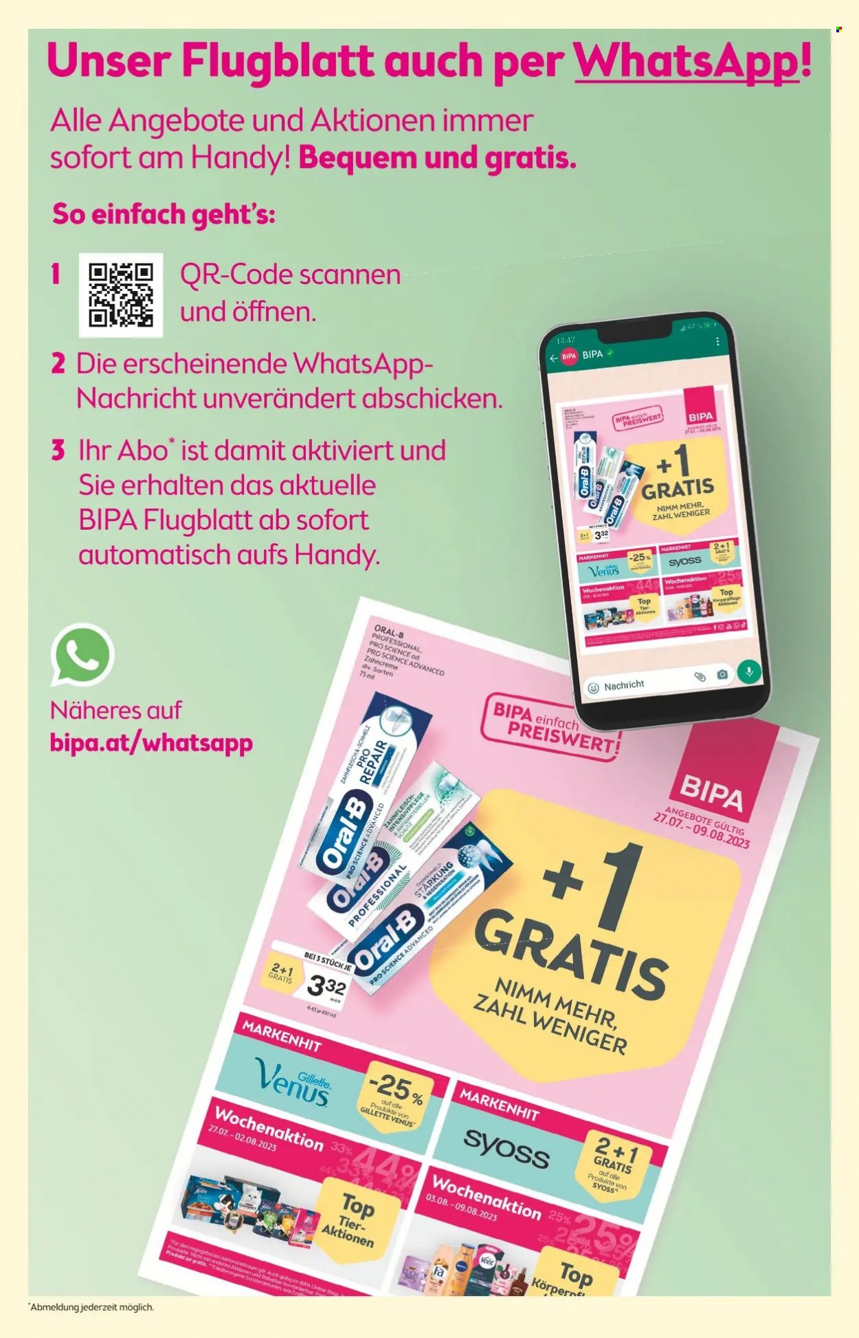 Angebote Bipa - 27.7.2023 - 9.8.2023. Seite 11