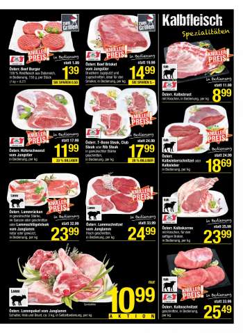 thumbnail - Österr. T-Bone Steak, Club Steak oder in gewünschter Stärke geschnitten, in Bedienung, per kg