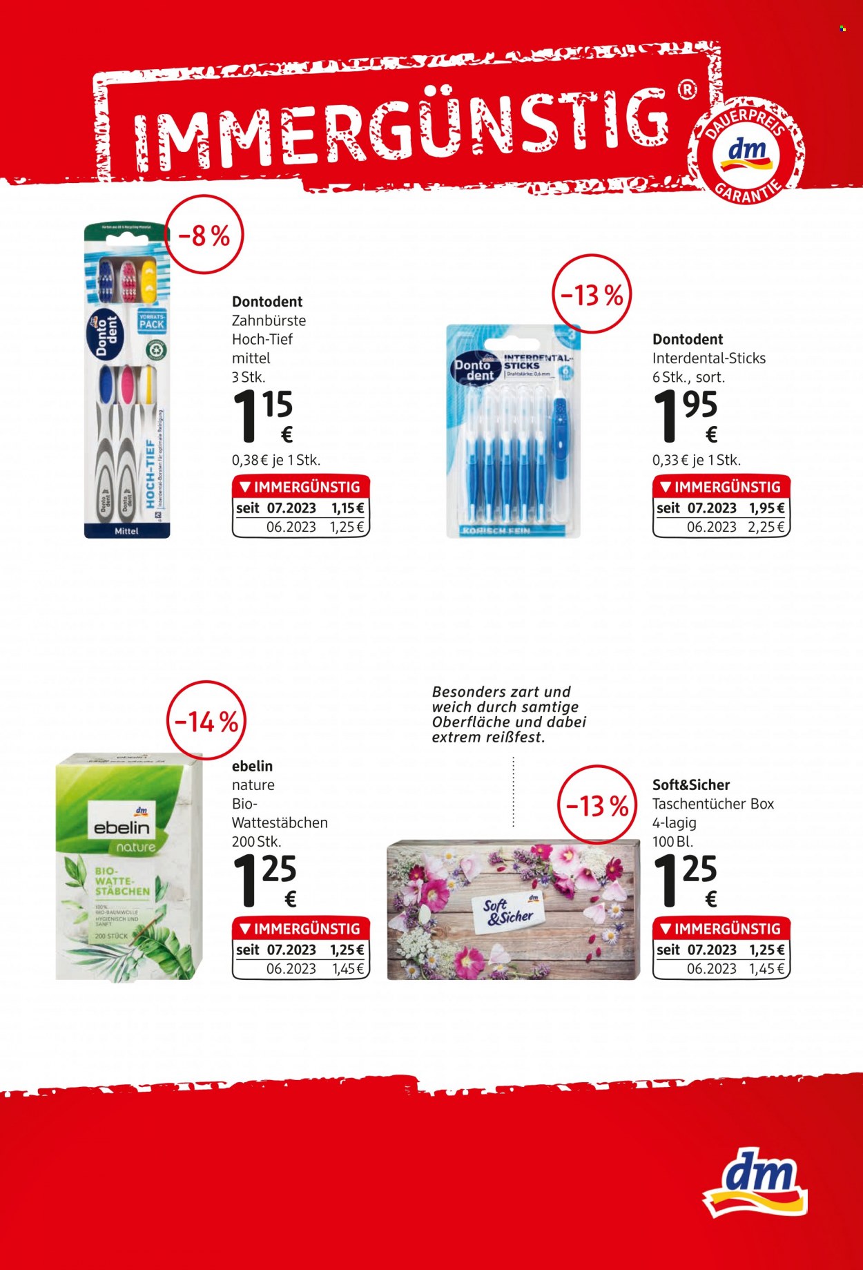 Angebote dm drogerie - 27.7.2023 - 31.8.2023. Seite 4