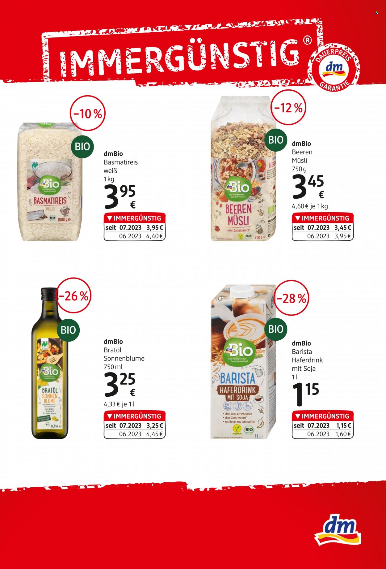 Angebote dm drogerie - 27.7.2023 - 31.8.2023. Seite 7