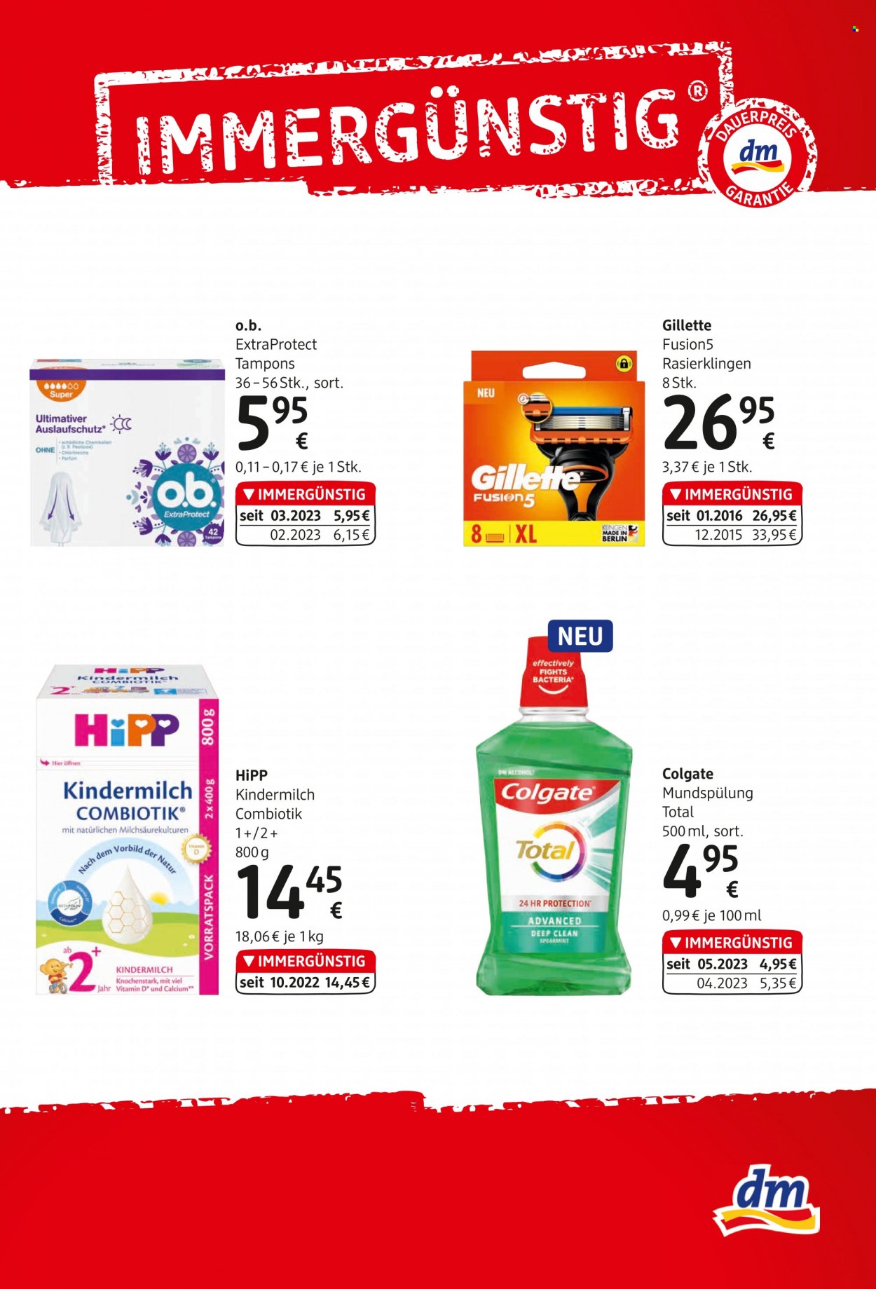 Angebote dm drogerie - 27.7.2023 - 31.8.2023. Seite 14