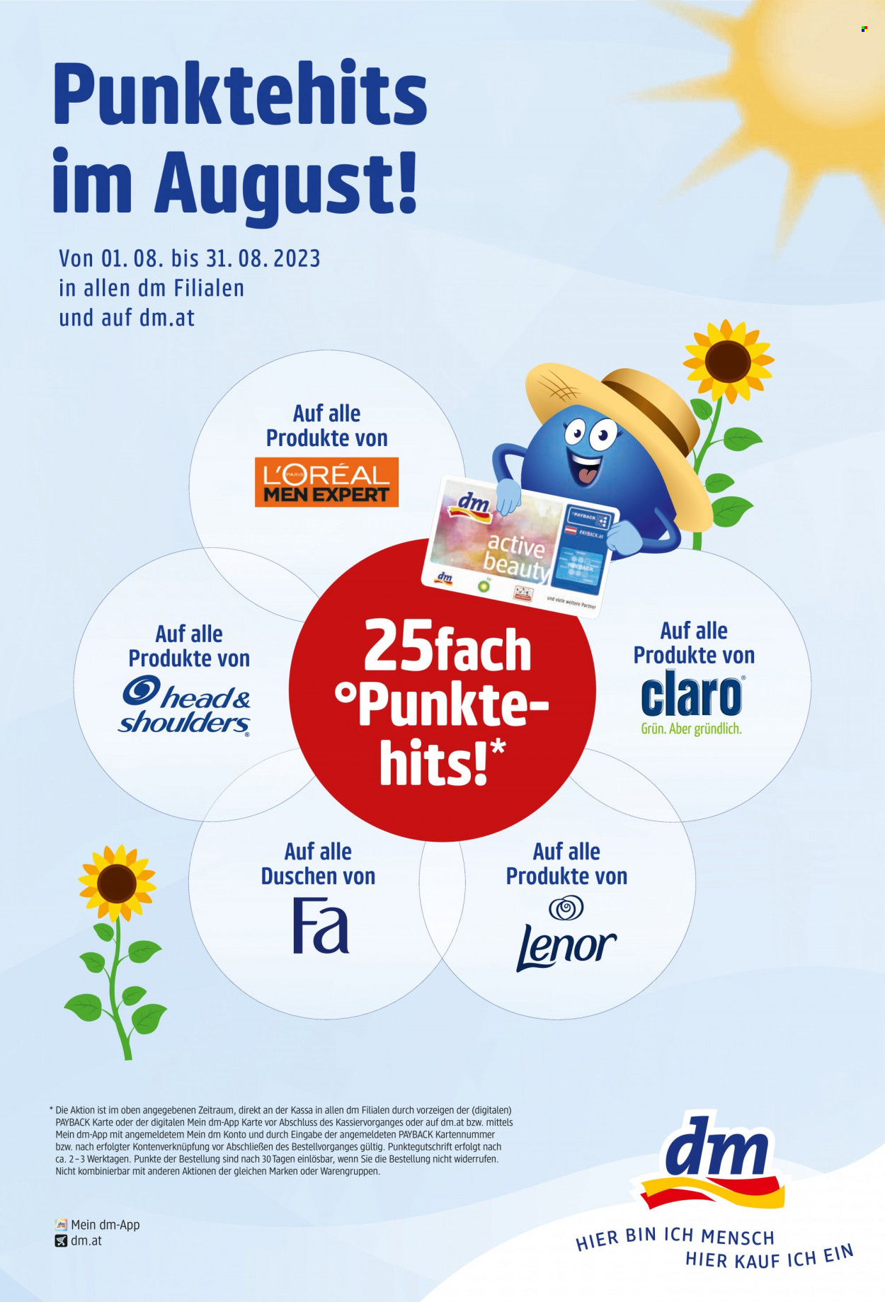 Angebote dm drogerie - 27.7.2023 - 31.8.2023. Seite 16
