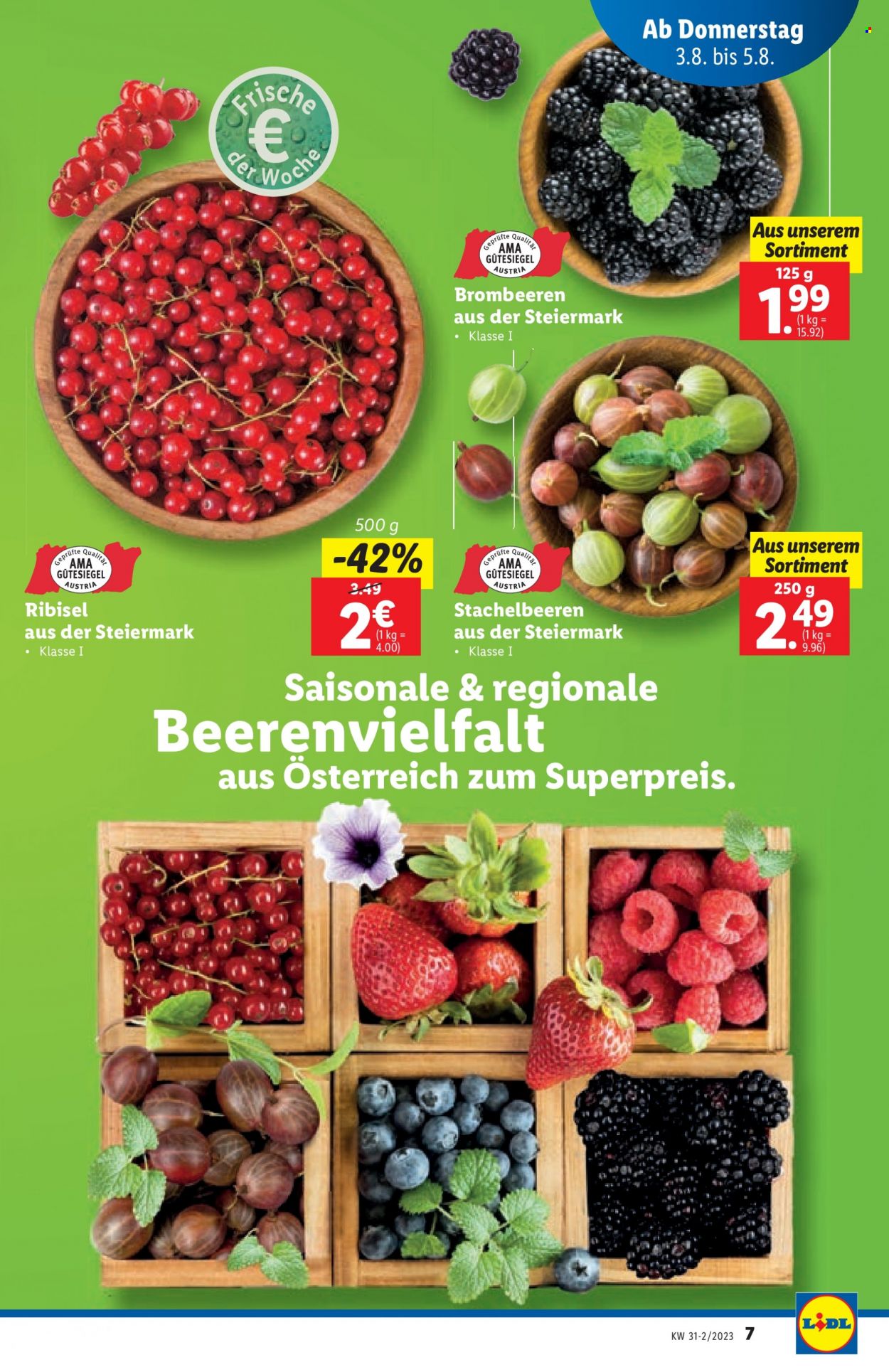 Angebote Lidl - 3.8.2023 - 9.8.2023. Seite 7