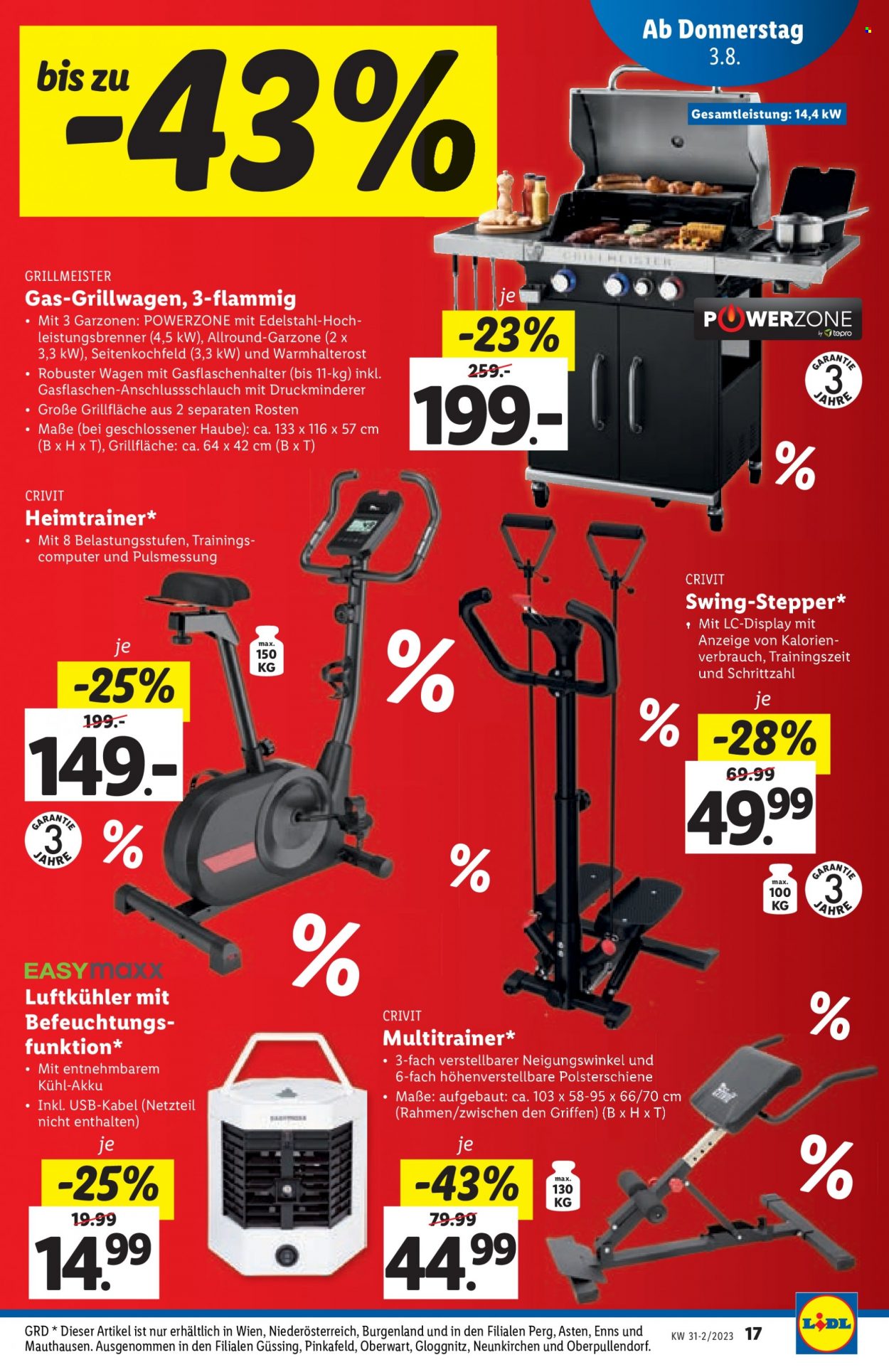Angebote Lidl - 3.8.2023 - 9.8.2023. Seite 17