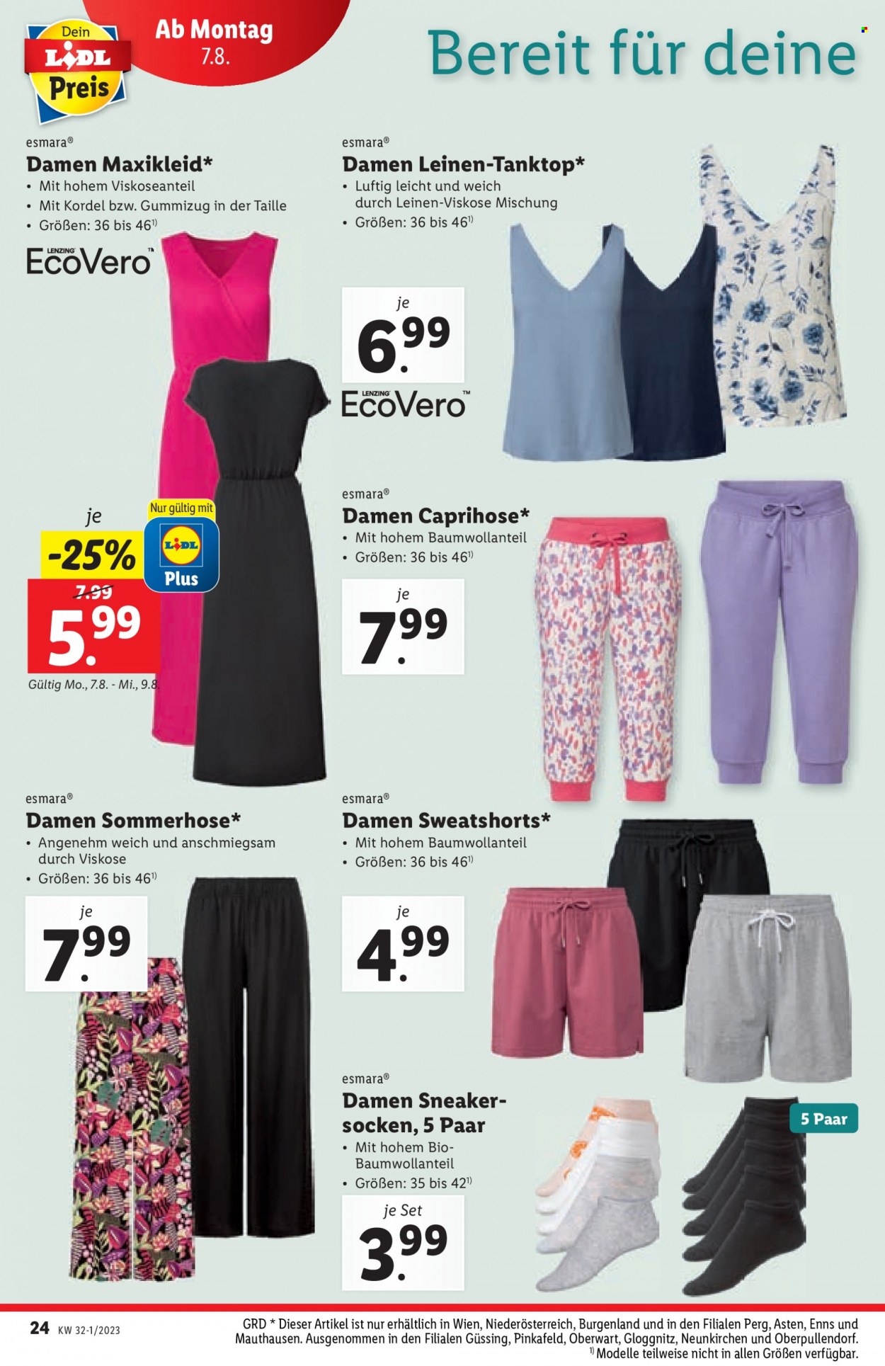 Angebote Lidl - 3.8.2023 - 9.8.2023. Seite 24
