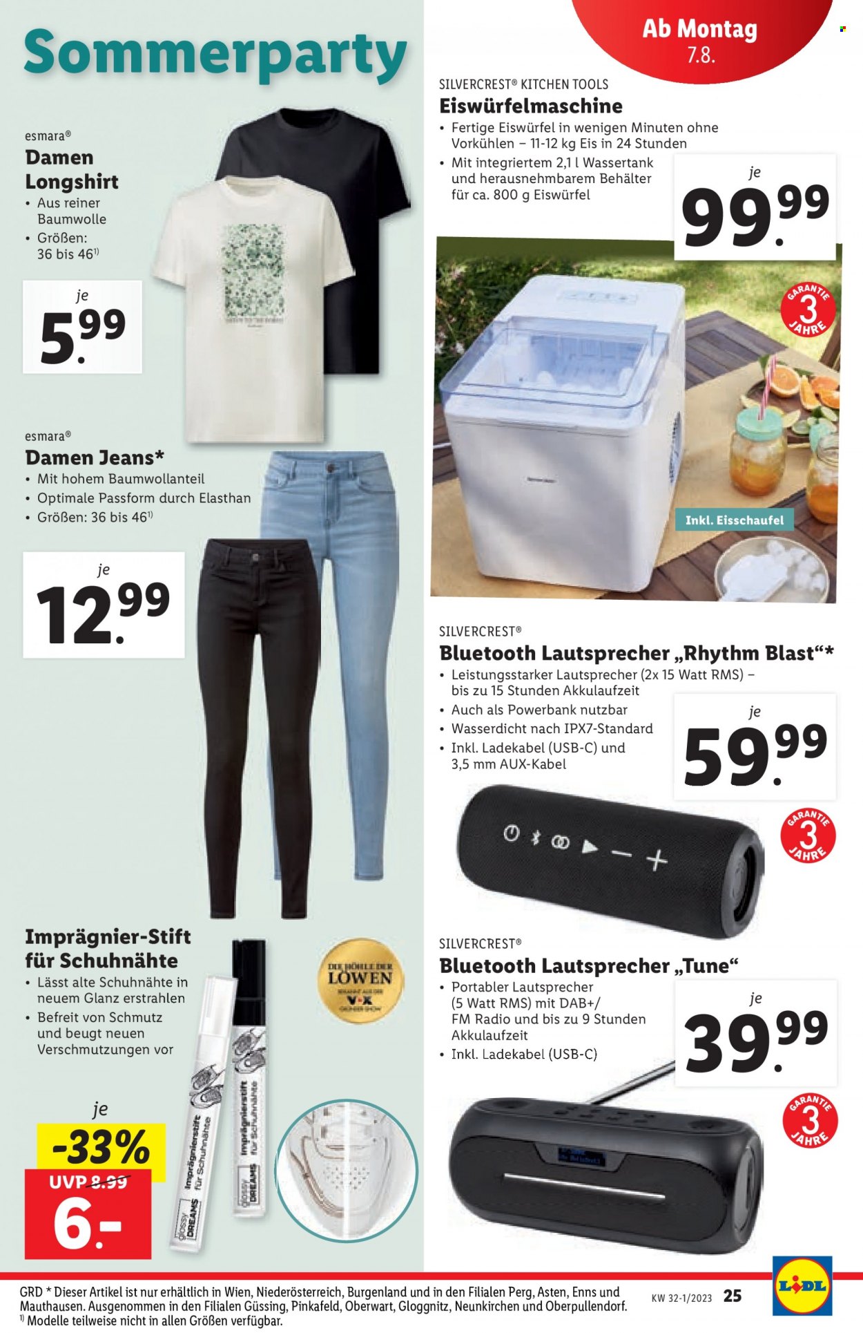 Angebote Lidl - 3.8.2023 - 9.8.2023. Seite 25