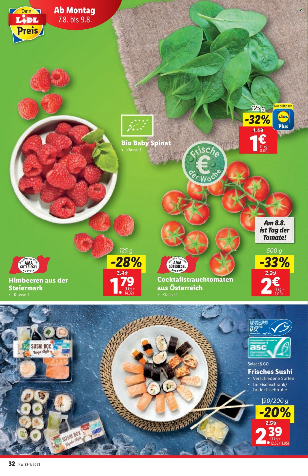 Angebote Lidl - 3.8.2023 - 9.8.2023. Seite 32