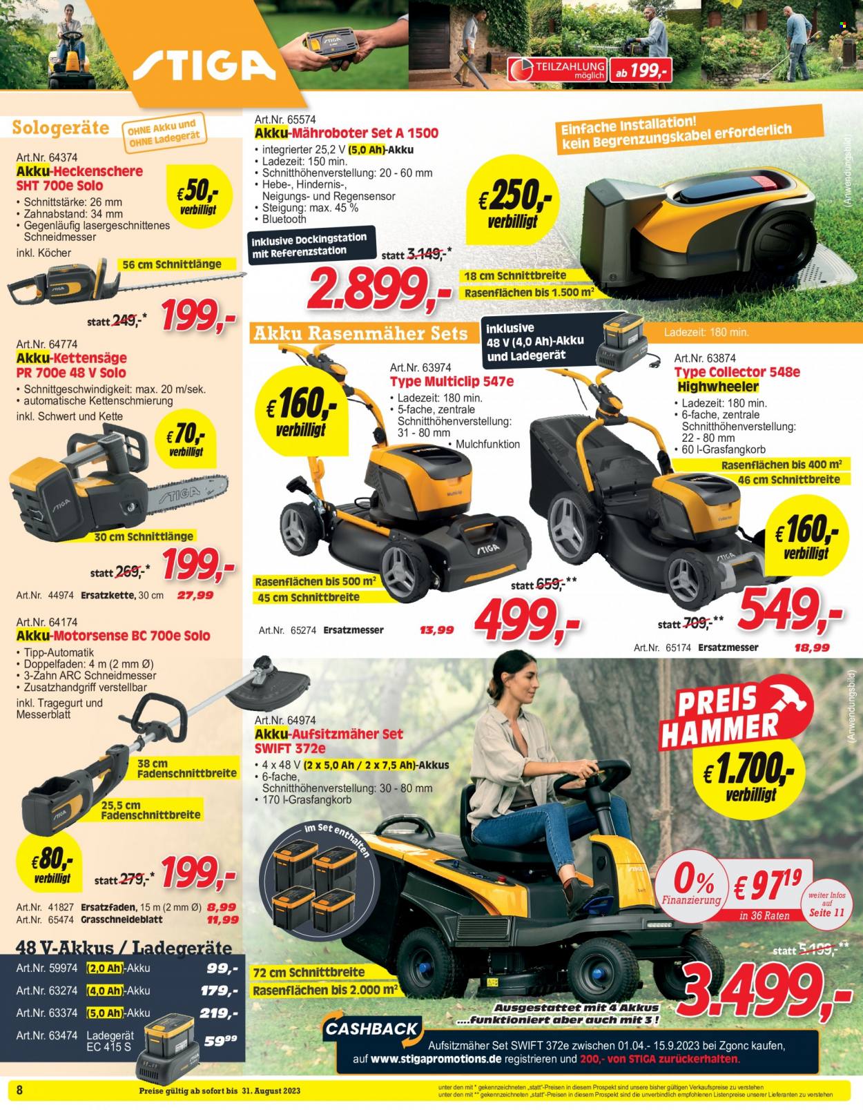 Angebote Zgonc - 1.8.2023 - 31.8.2023. Seite 8