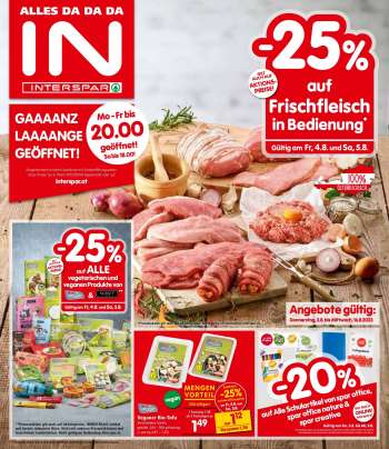 Angebote INTERSPAR - 3.8.2023 - 16.8.2023.