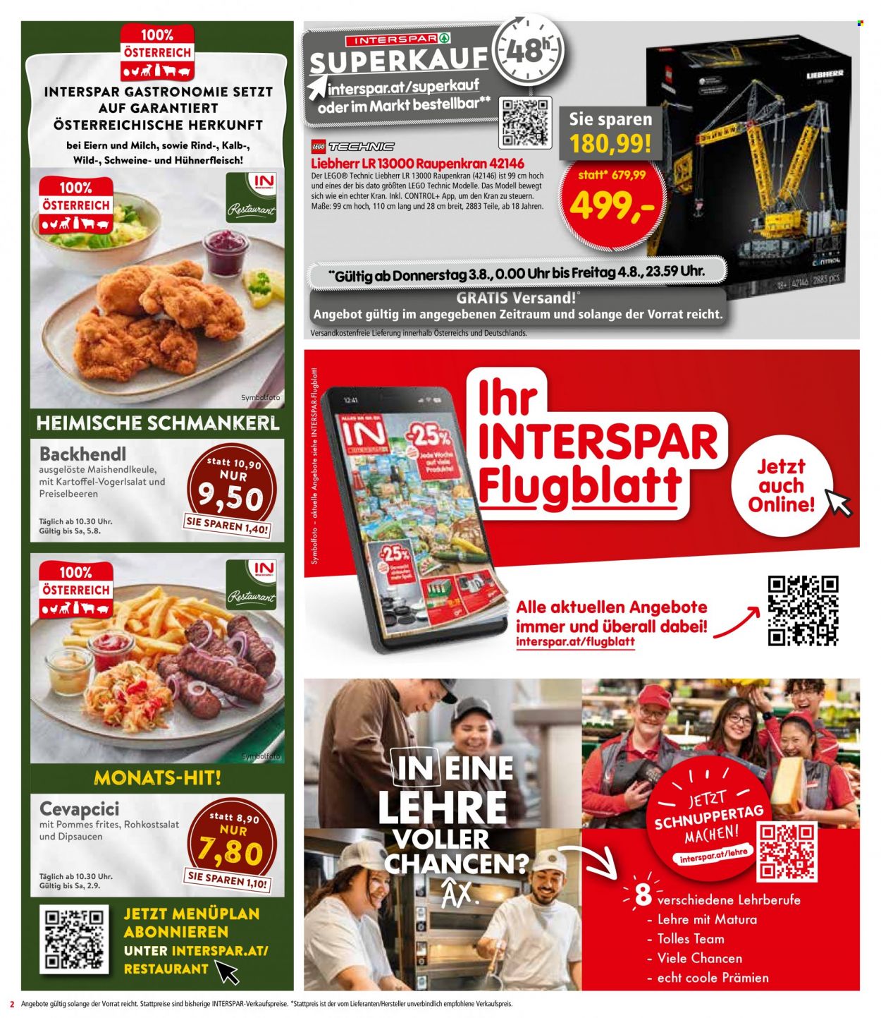 Angebote INTERSPAR - 3.8.2023 - 16.8.2023. Seite 2