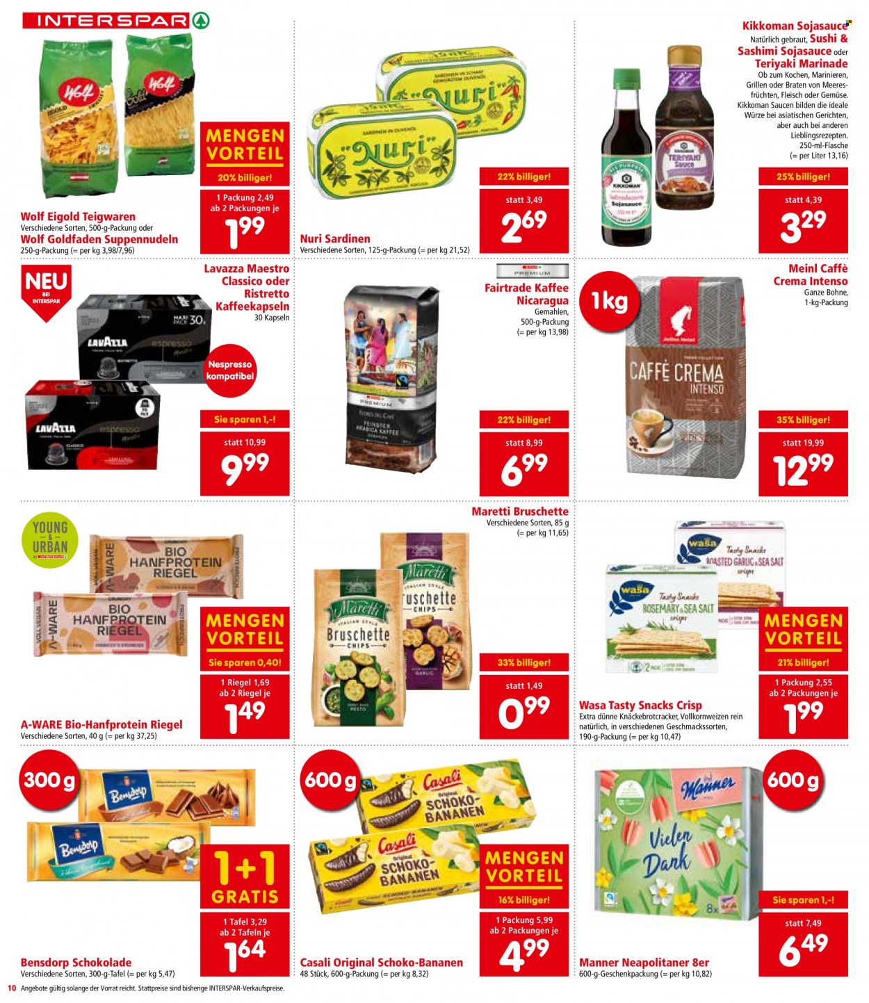 Angebote INTERSPAR - 3.8.2023 - 16.8.2023. Seite 10